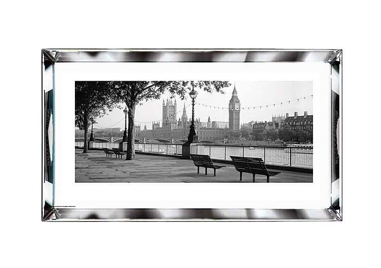 London View Mirror Glass Framed Picture in  on Furniture Village