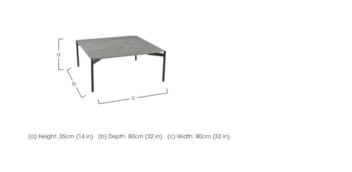 Loko Square Coffee Table in  on Furniture Village