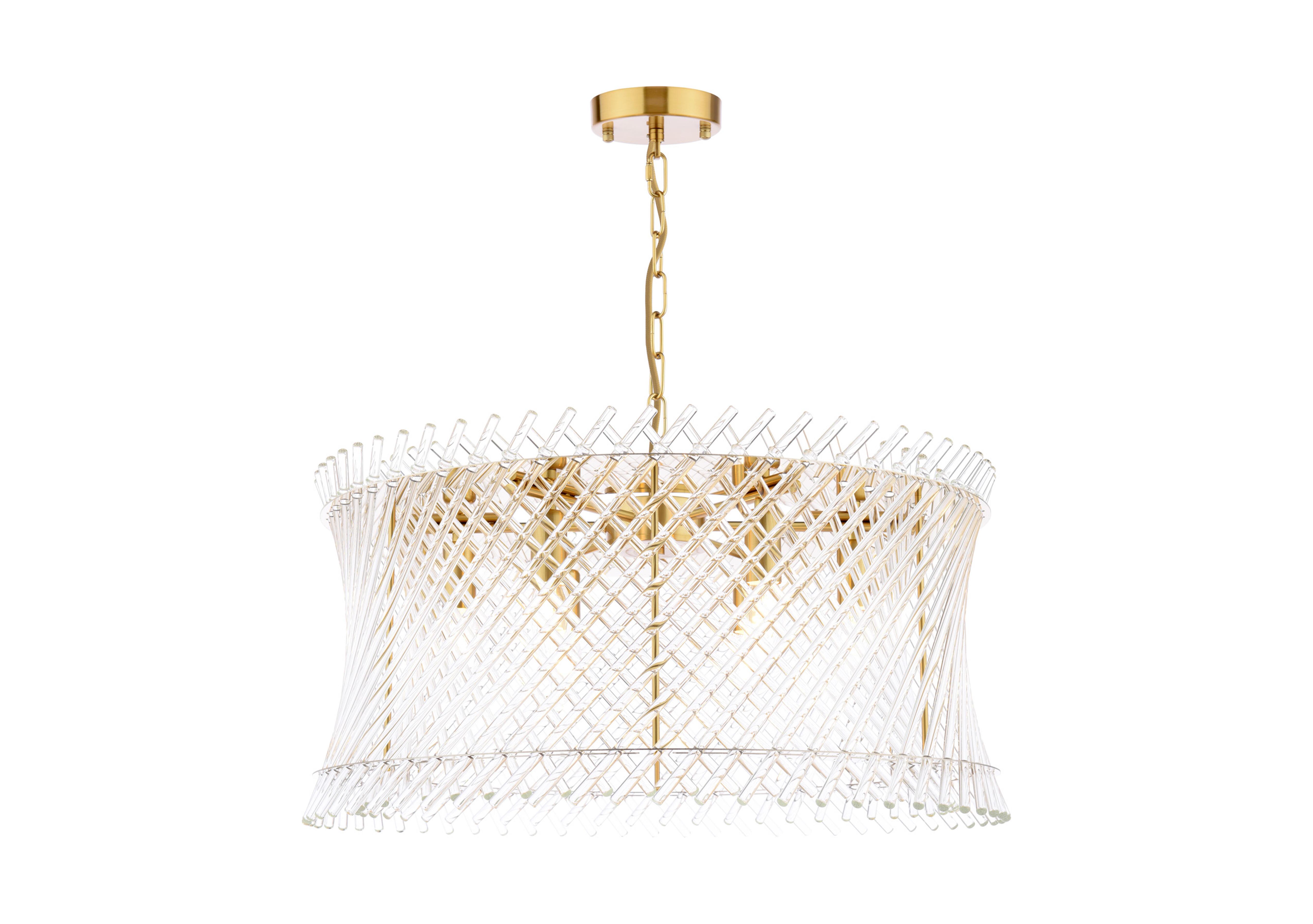 Lorian Glass 6 Light Ceiling Pendant in  on Furniture Village