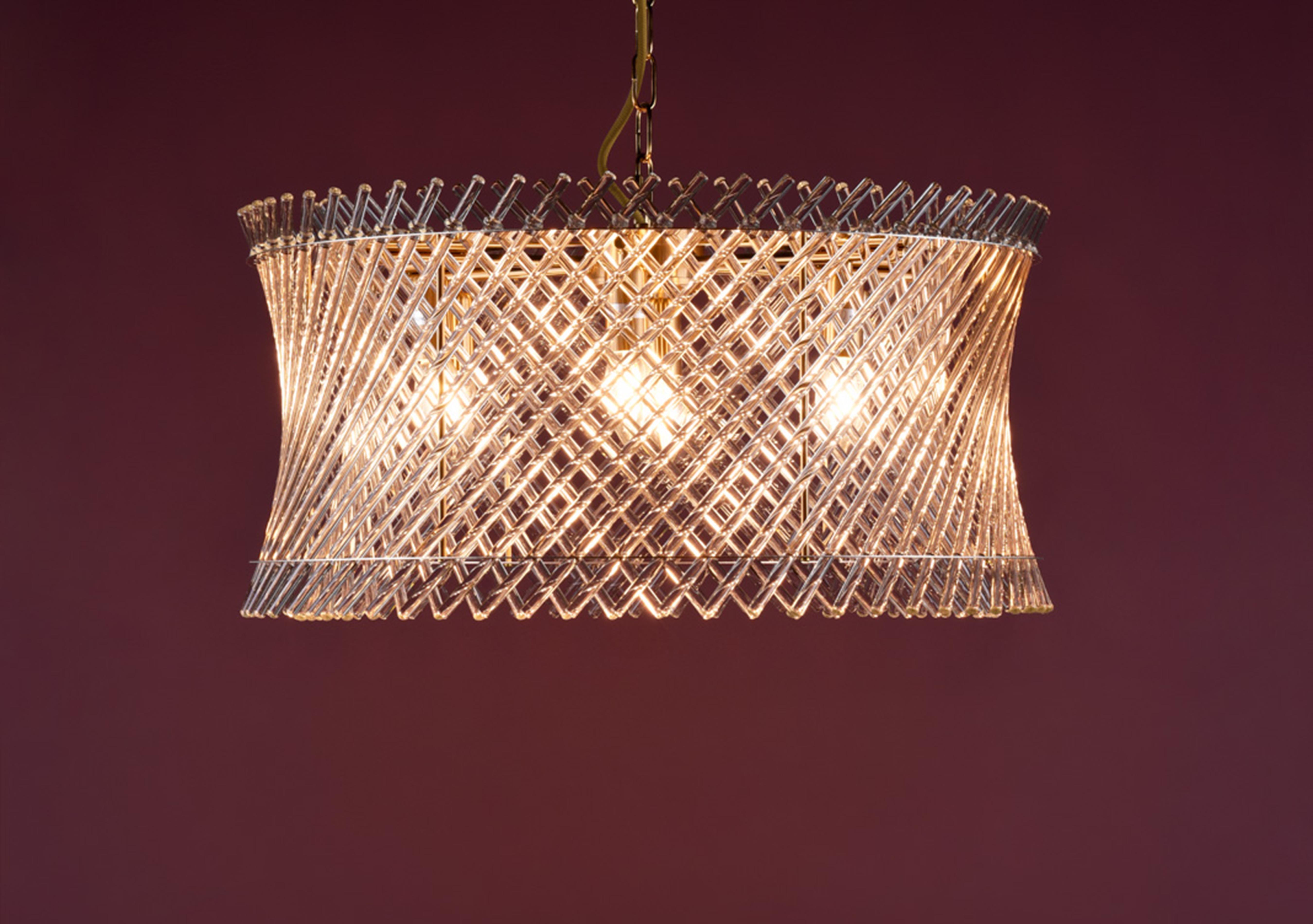 Lorian Glass 6 Light Ceiling Pendant in  on Furniture Village