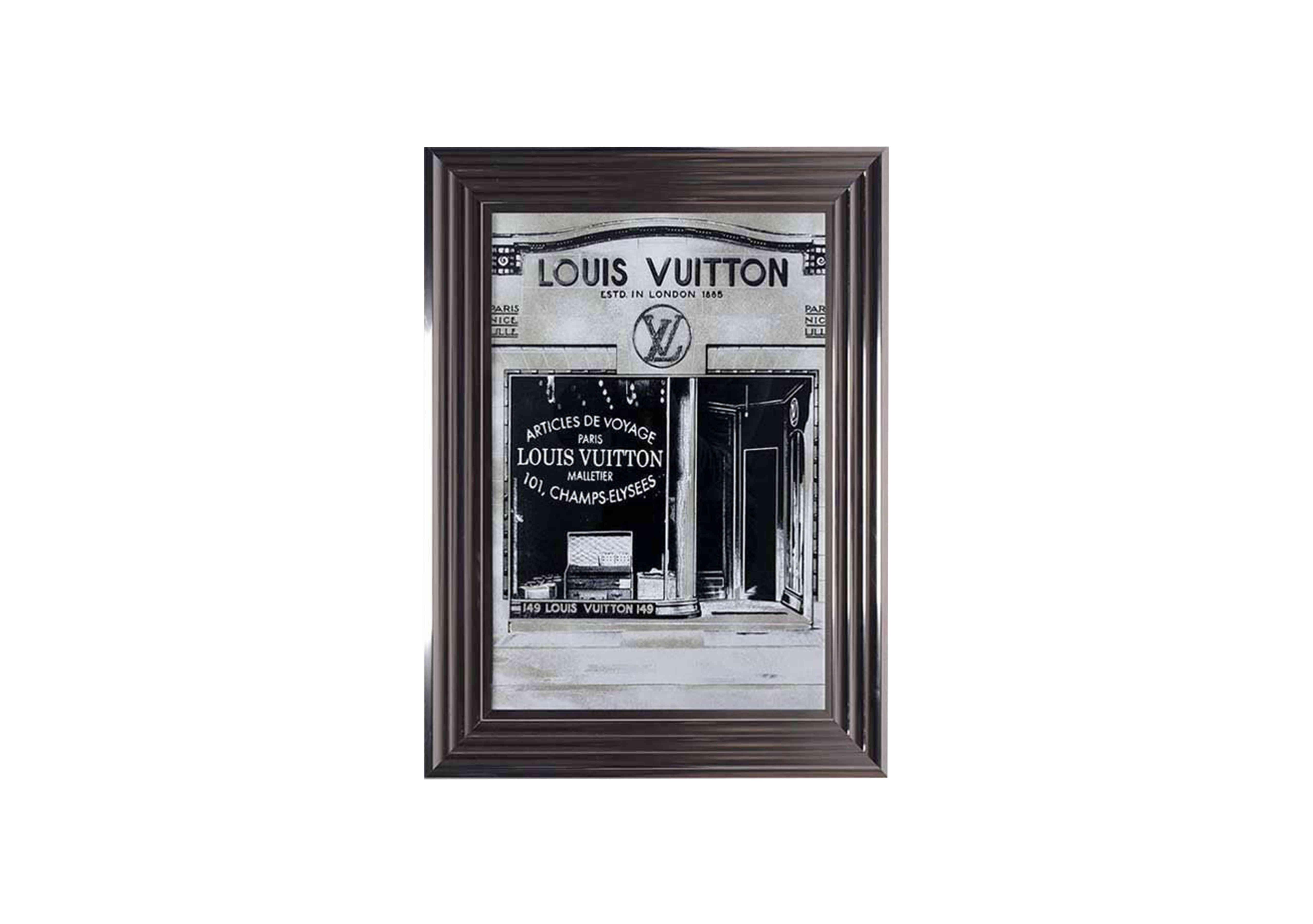 Louis Vuitton Shop Front Framed Art in  on Furniture Village