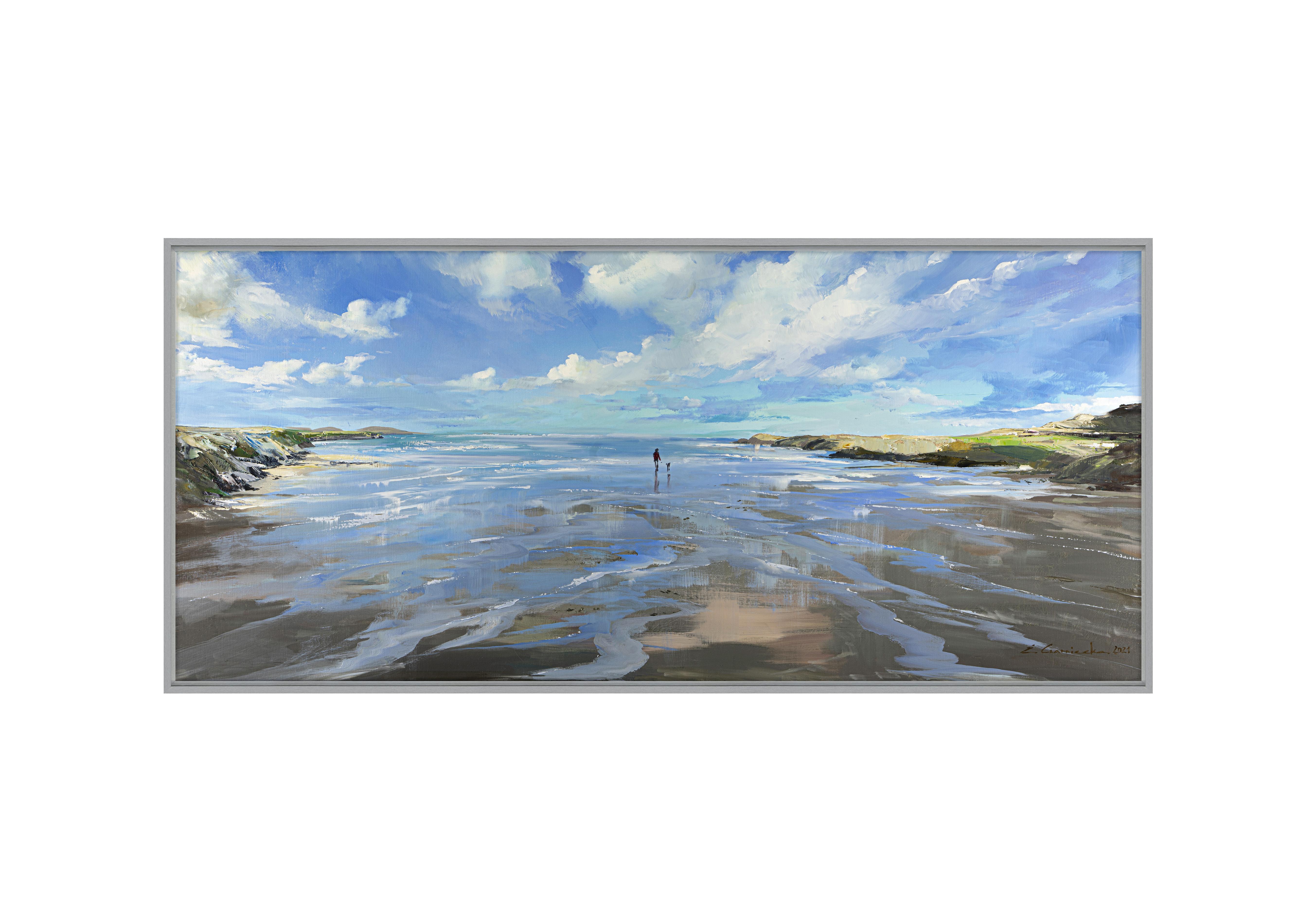 Low Tide Framed Canvas in  on Furniture Village