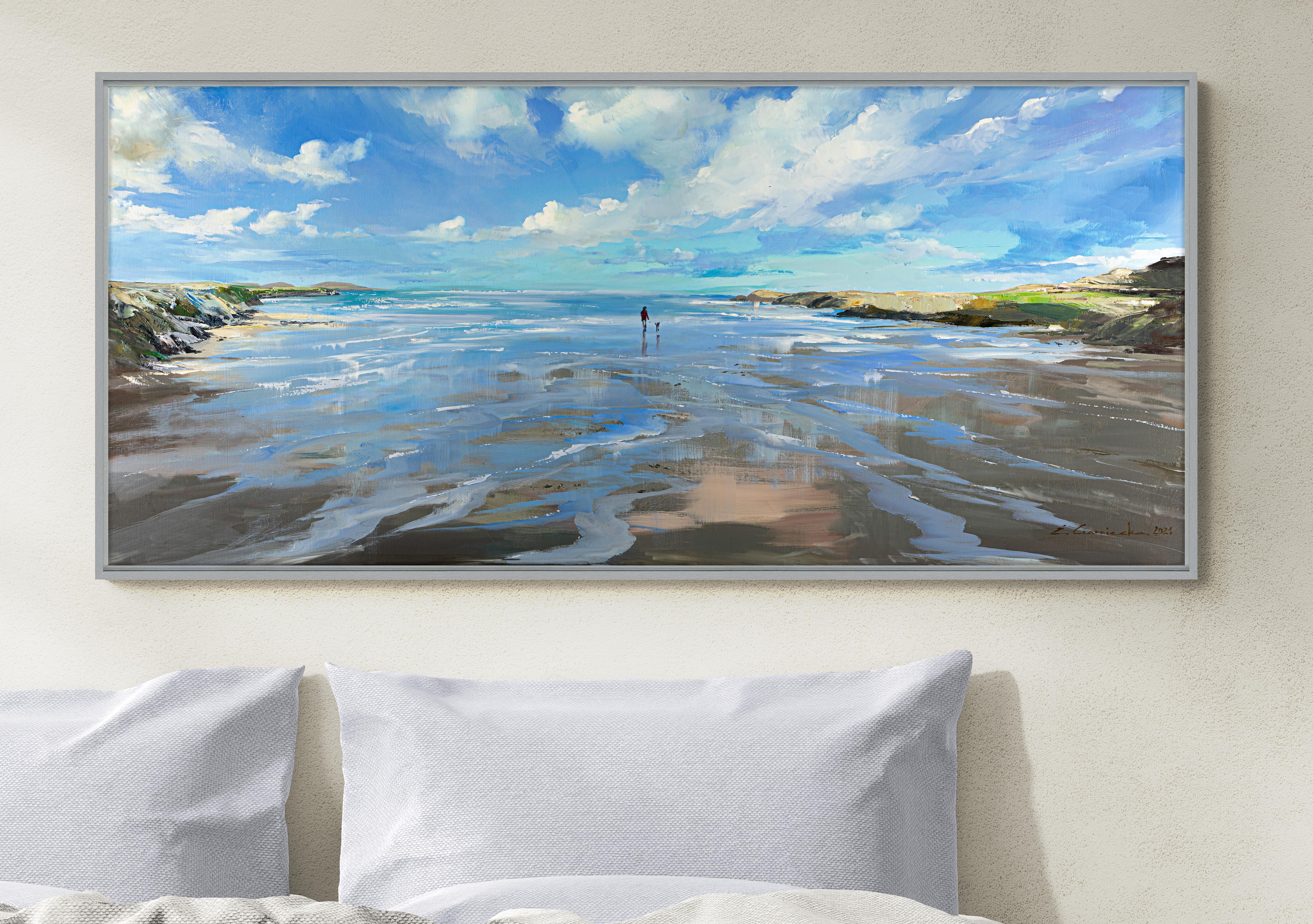 Low Tide Framed Canvas in  on Furniture Village