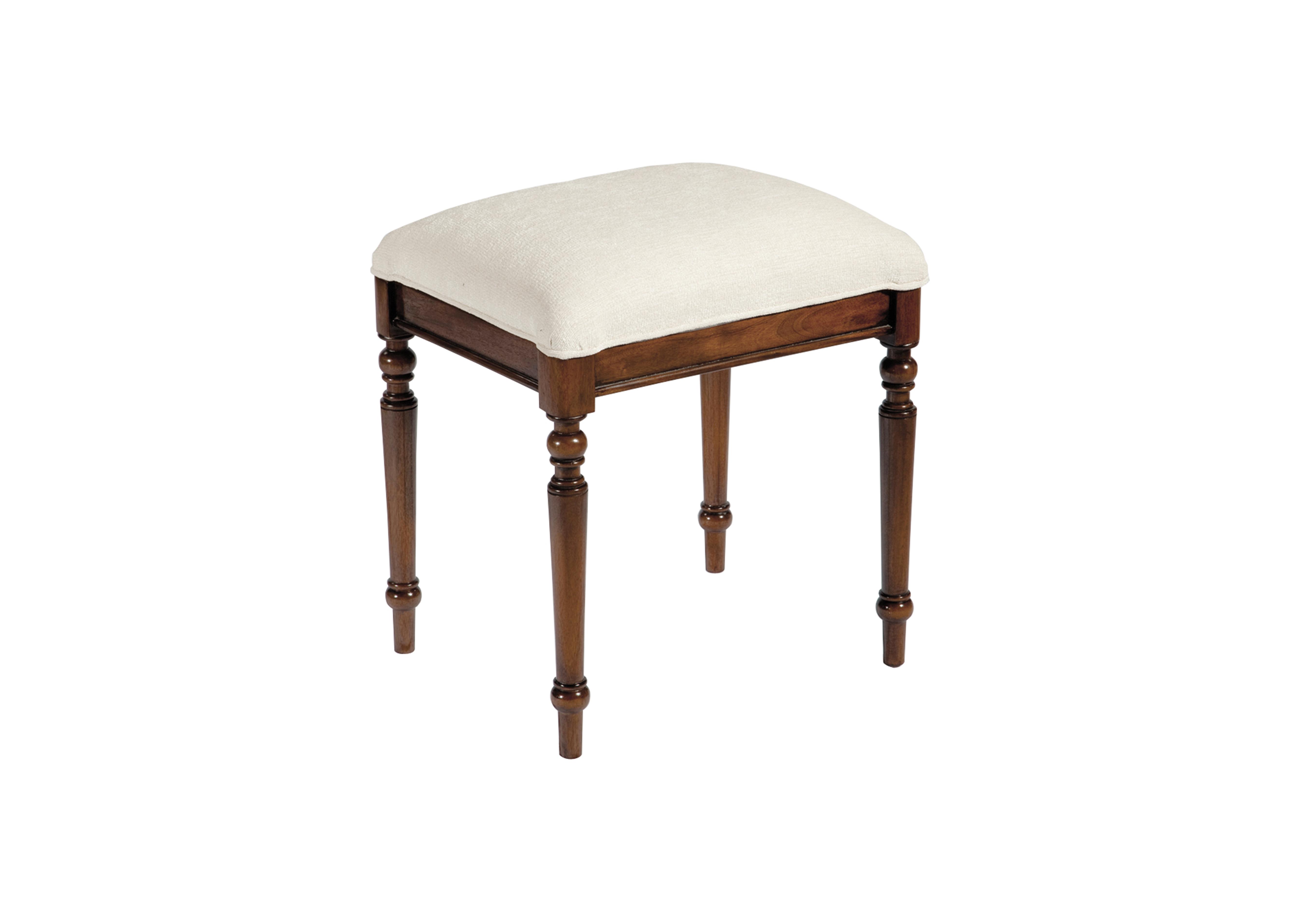 Loxley Upholstered Stool in  on Furniture Village