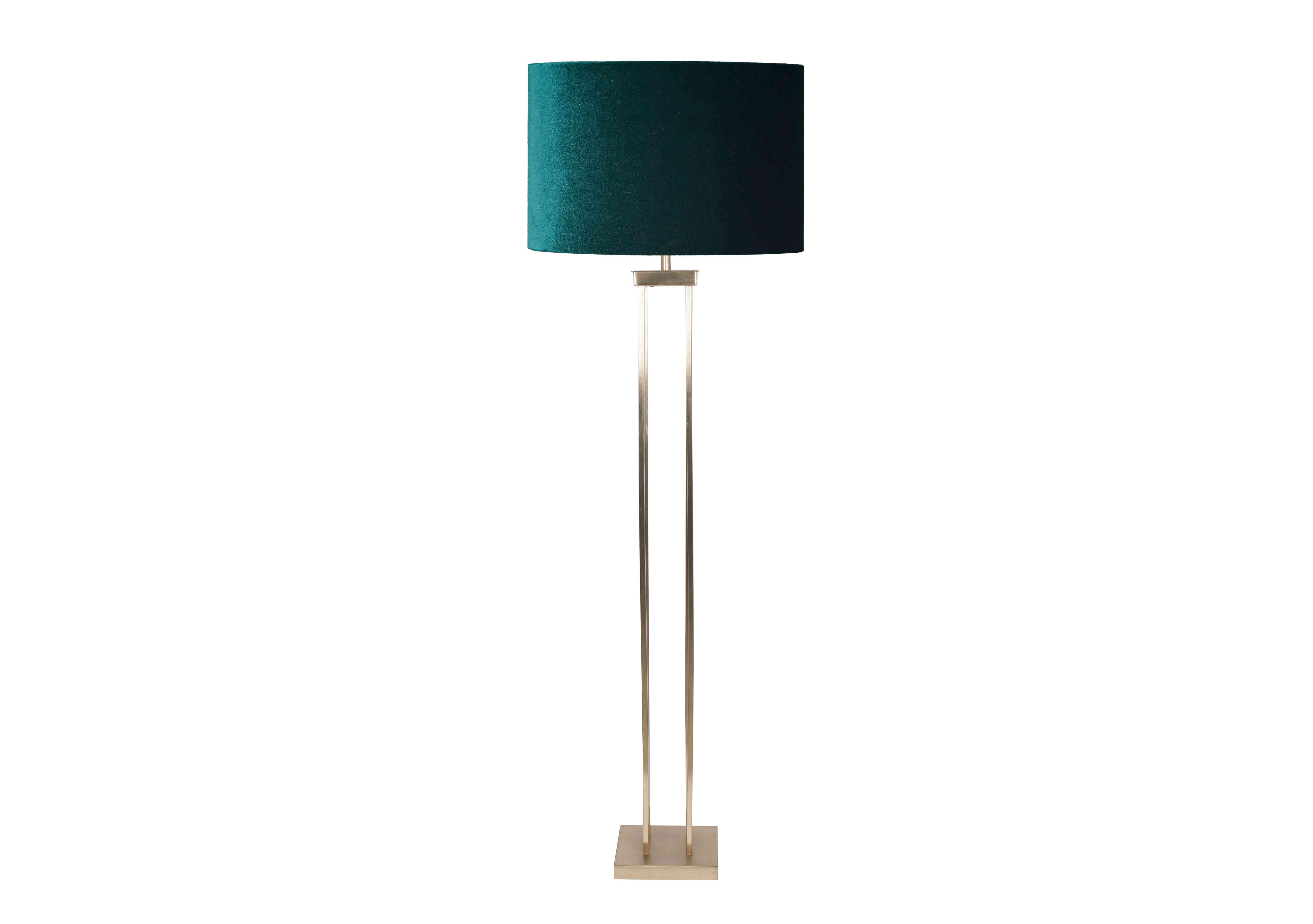 Lepton Brass Floor Lamp in  on Furniture Village