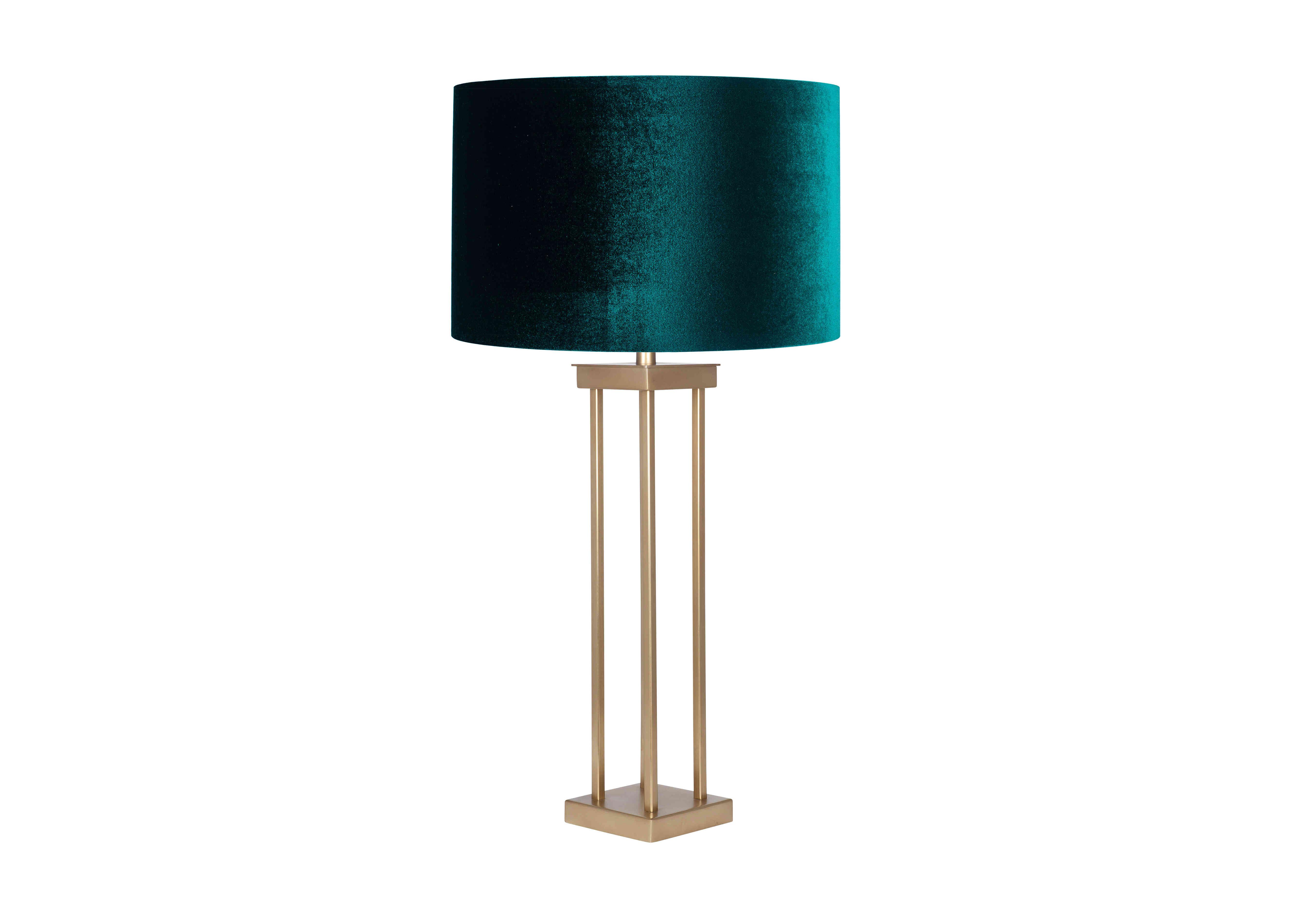 Lepton Brass Table Lamp in  on Furniture Village