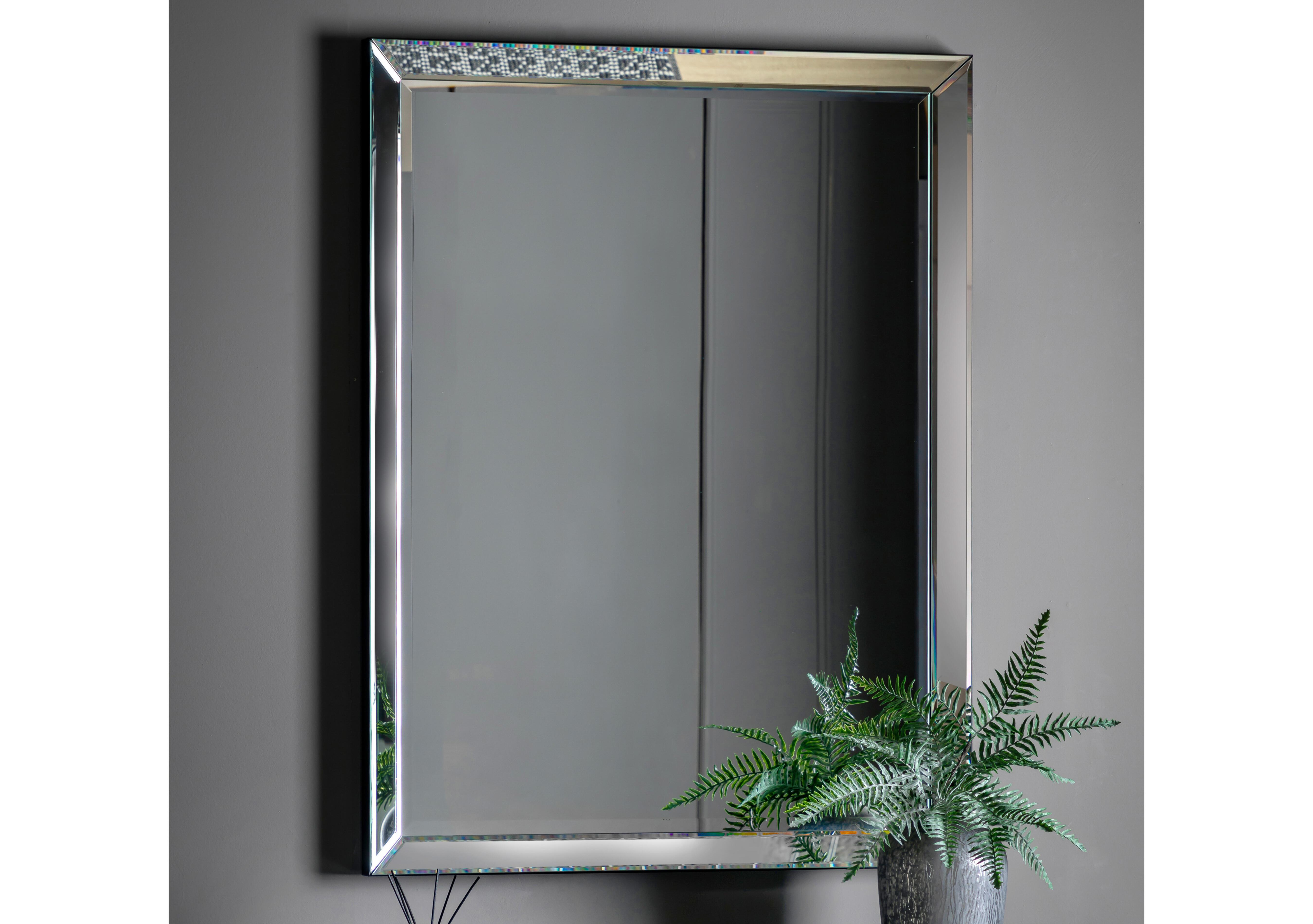 Luna Overmantle Mirror in  on Furniture Village