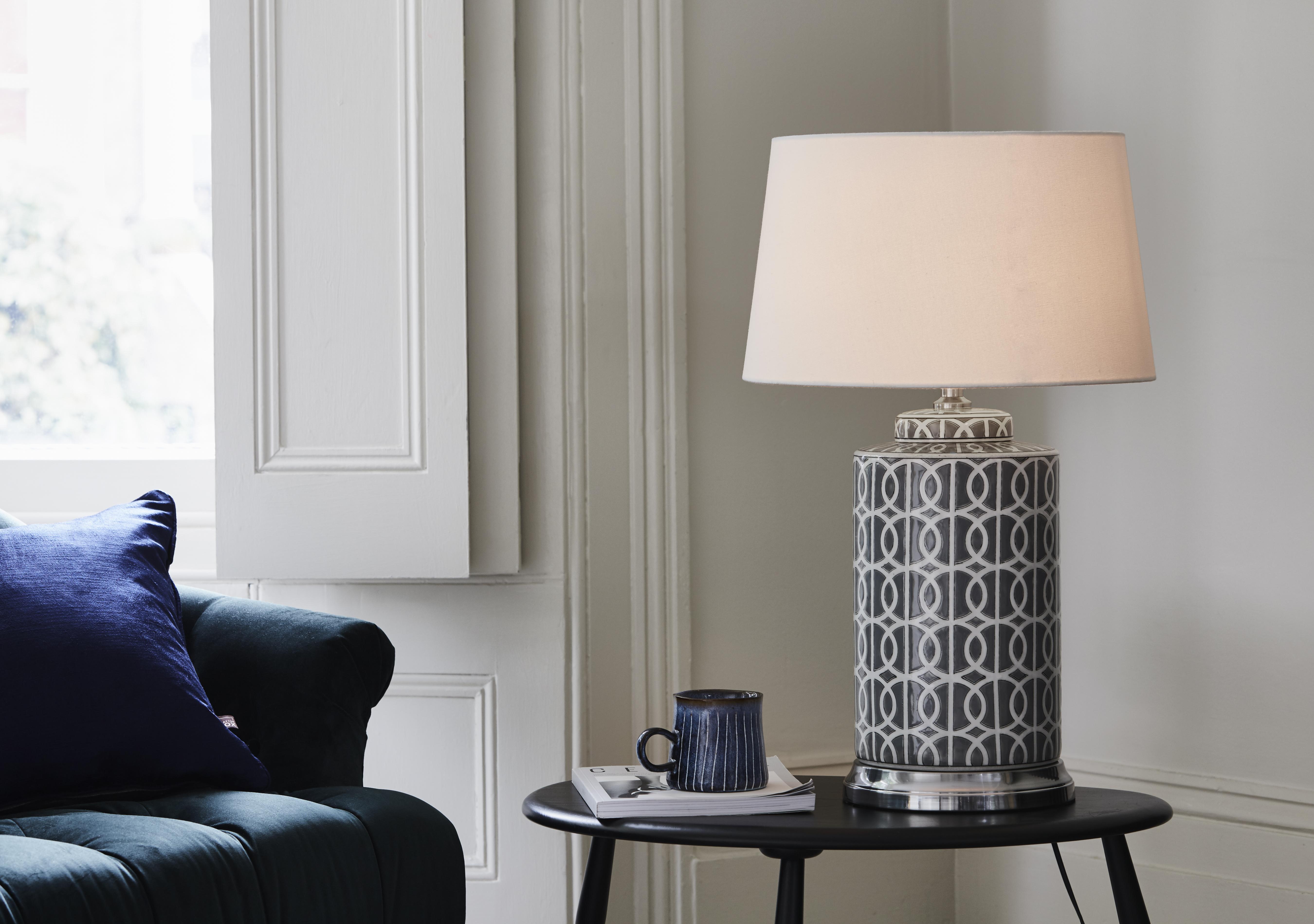 Lucida Table Lamp in  on Furniture Village