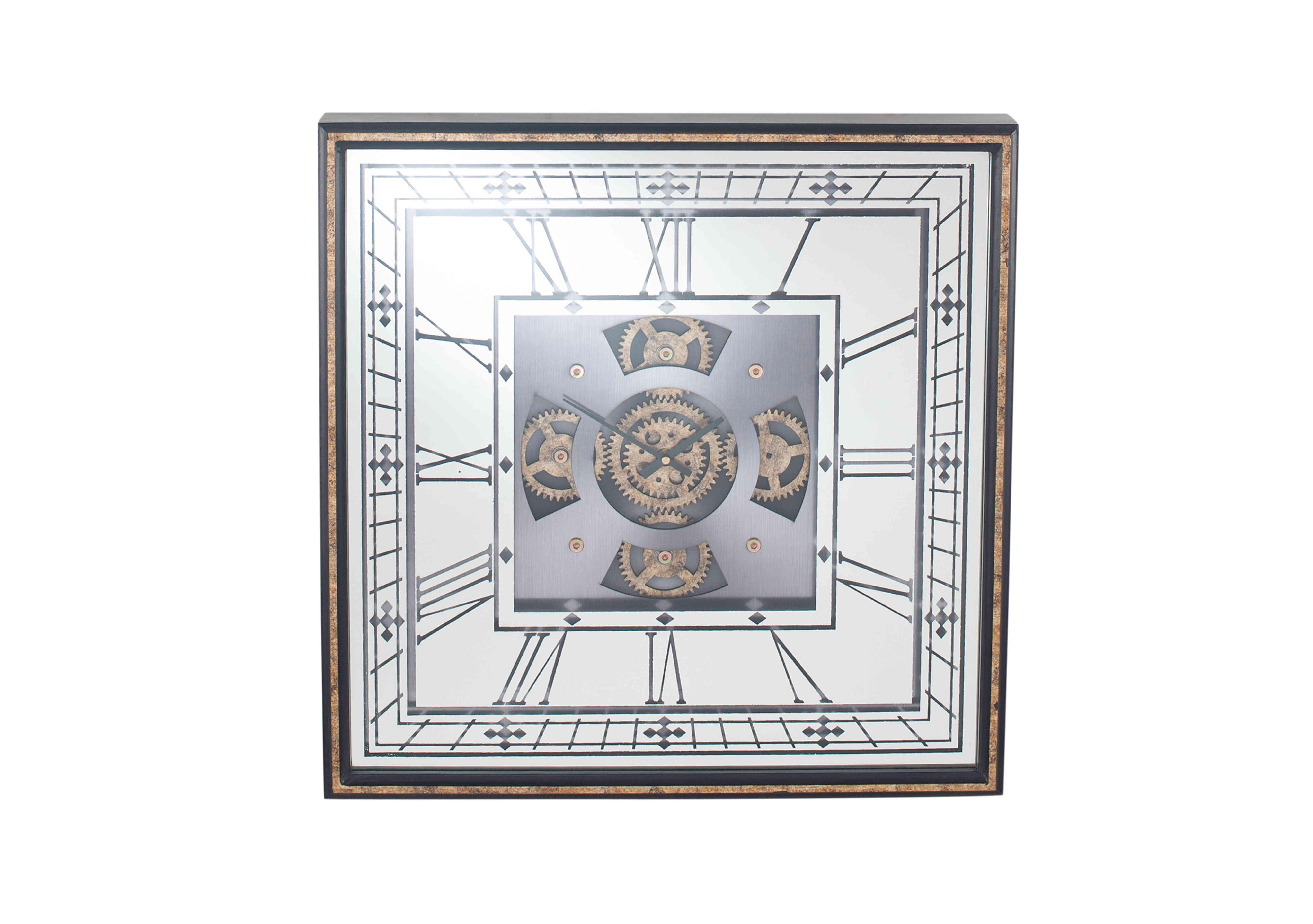 Luella Cog Wall Clock in  on Furniture Village