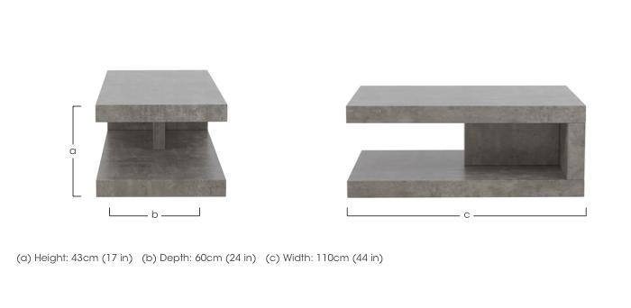 Lukas Coffee Table in  on Furniture Village