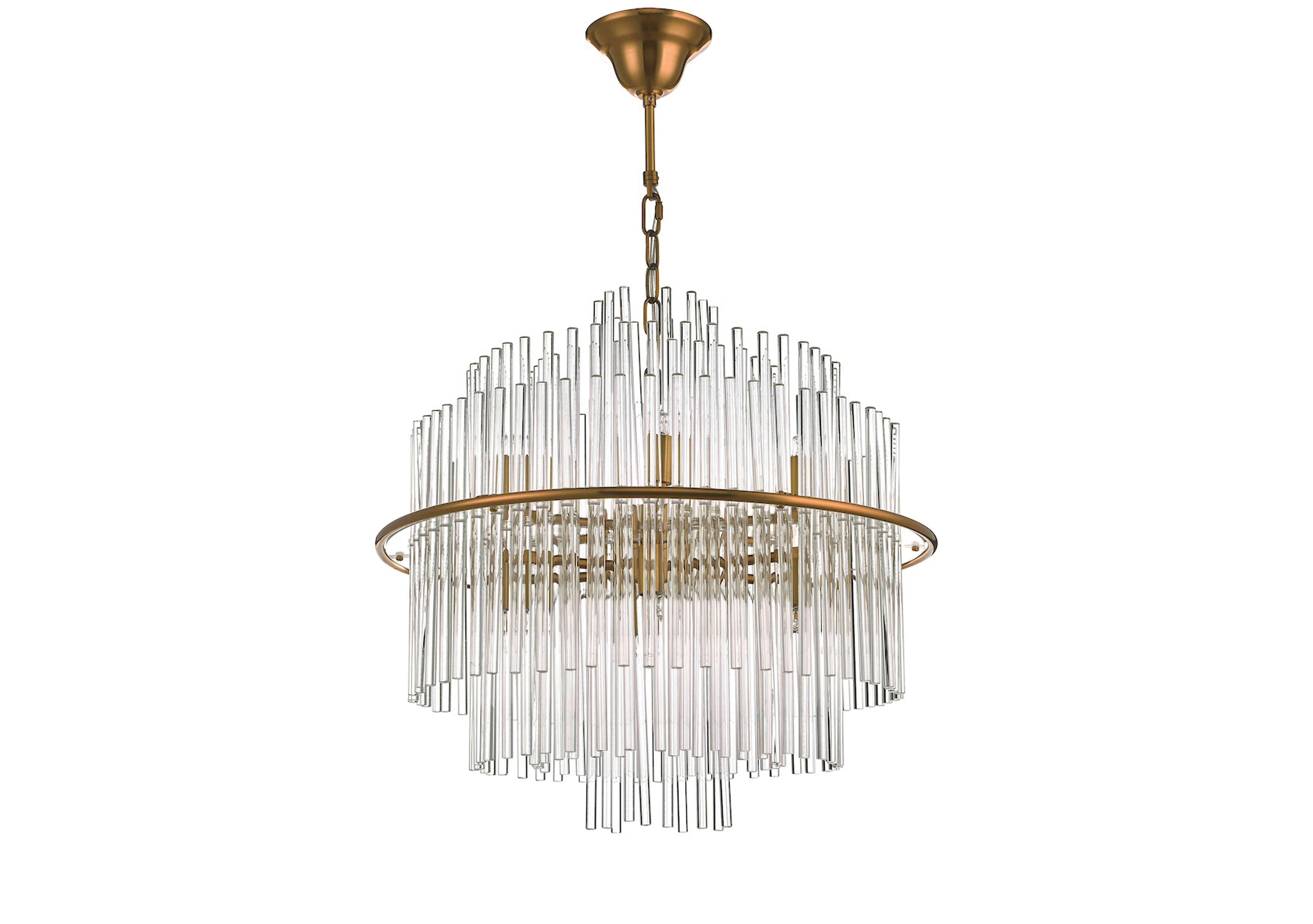 Lukas Gold 13 Light Pendant in  on Furniture Village