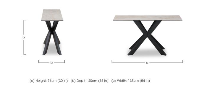 Luno Console Table in  on Furniture Village