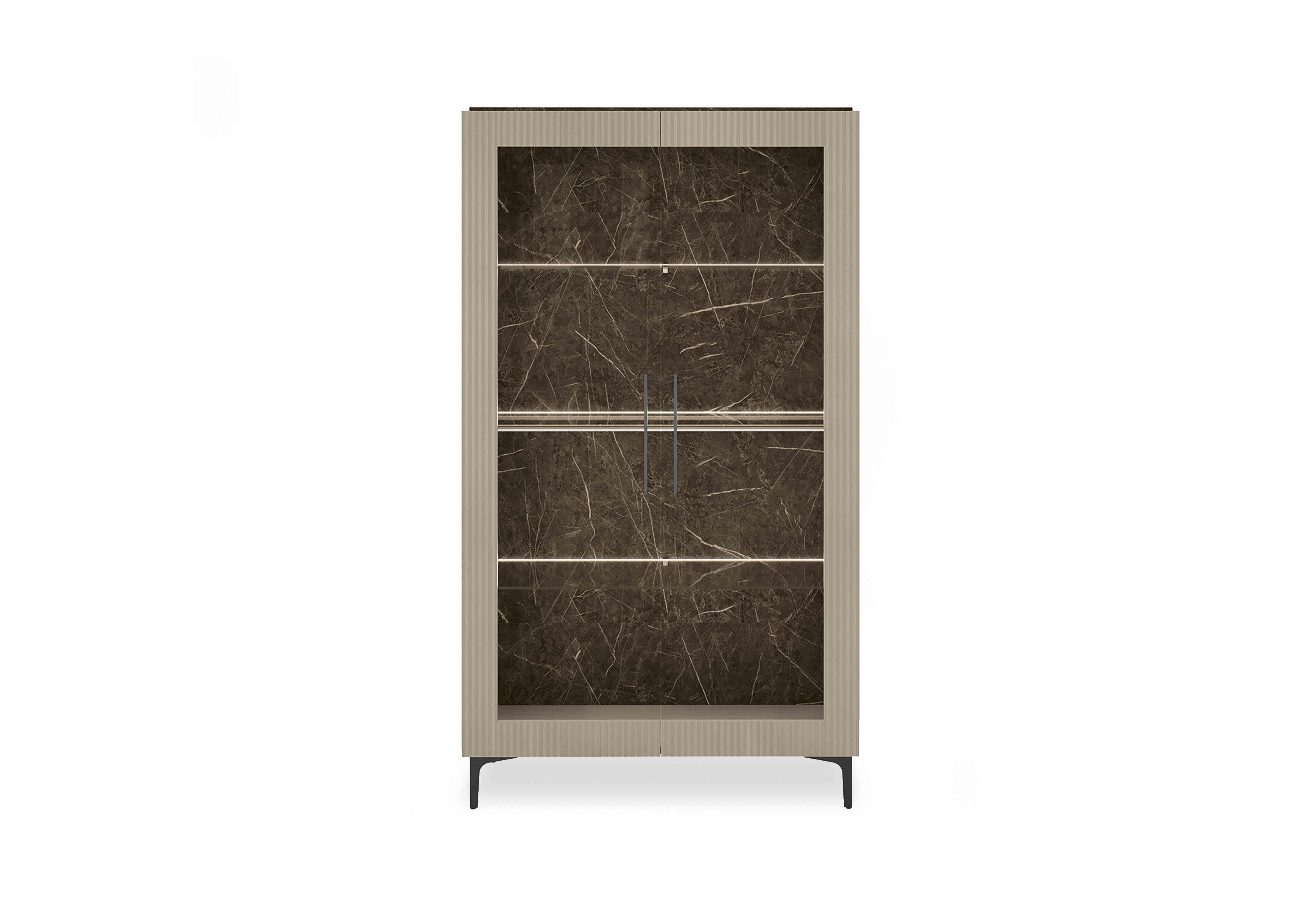 Lusso 2 Door Curio Cabinet in  on Furniture Village