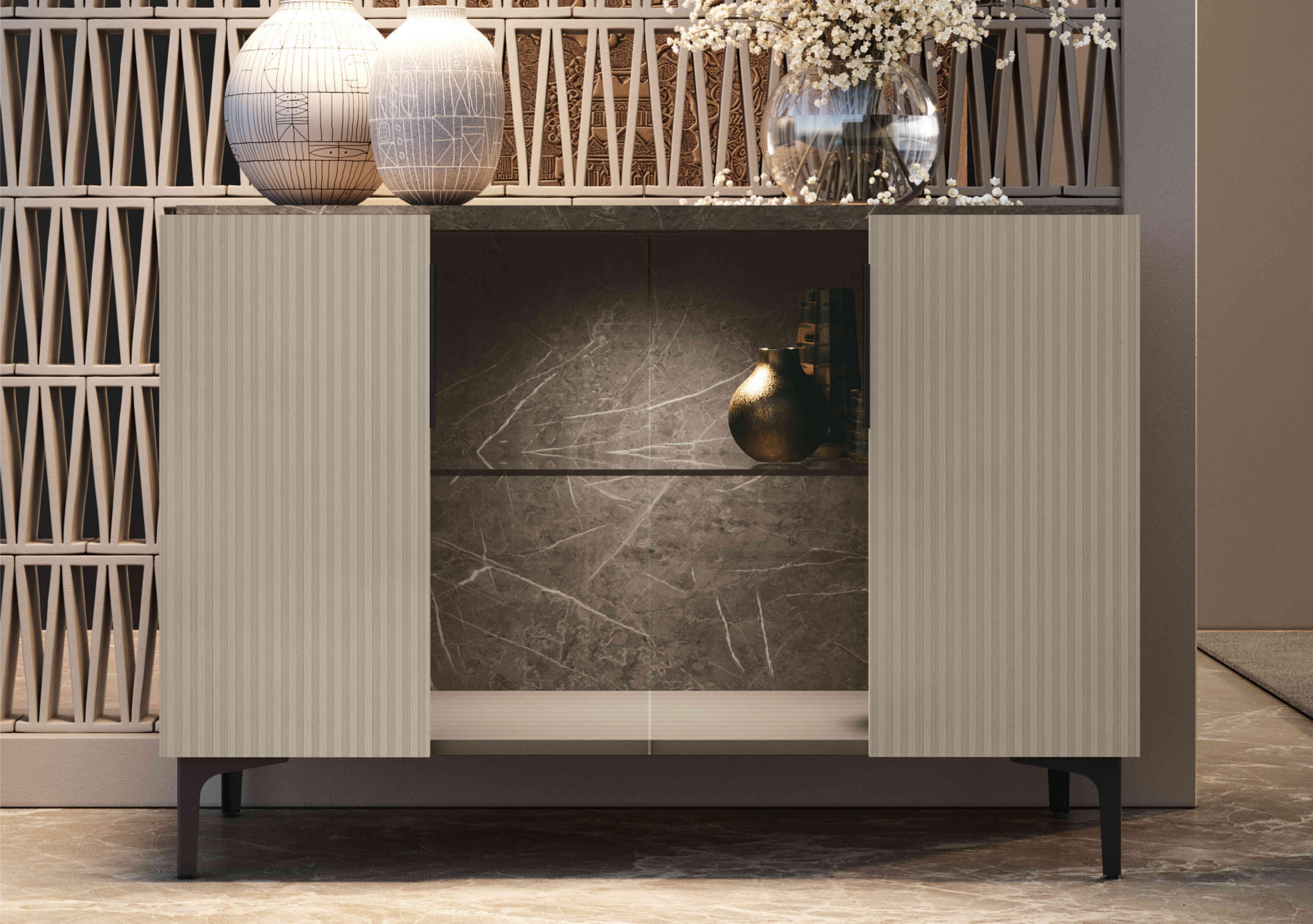 Lusso 2 Door Sideboard in  on Furniture Village