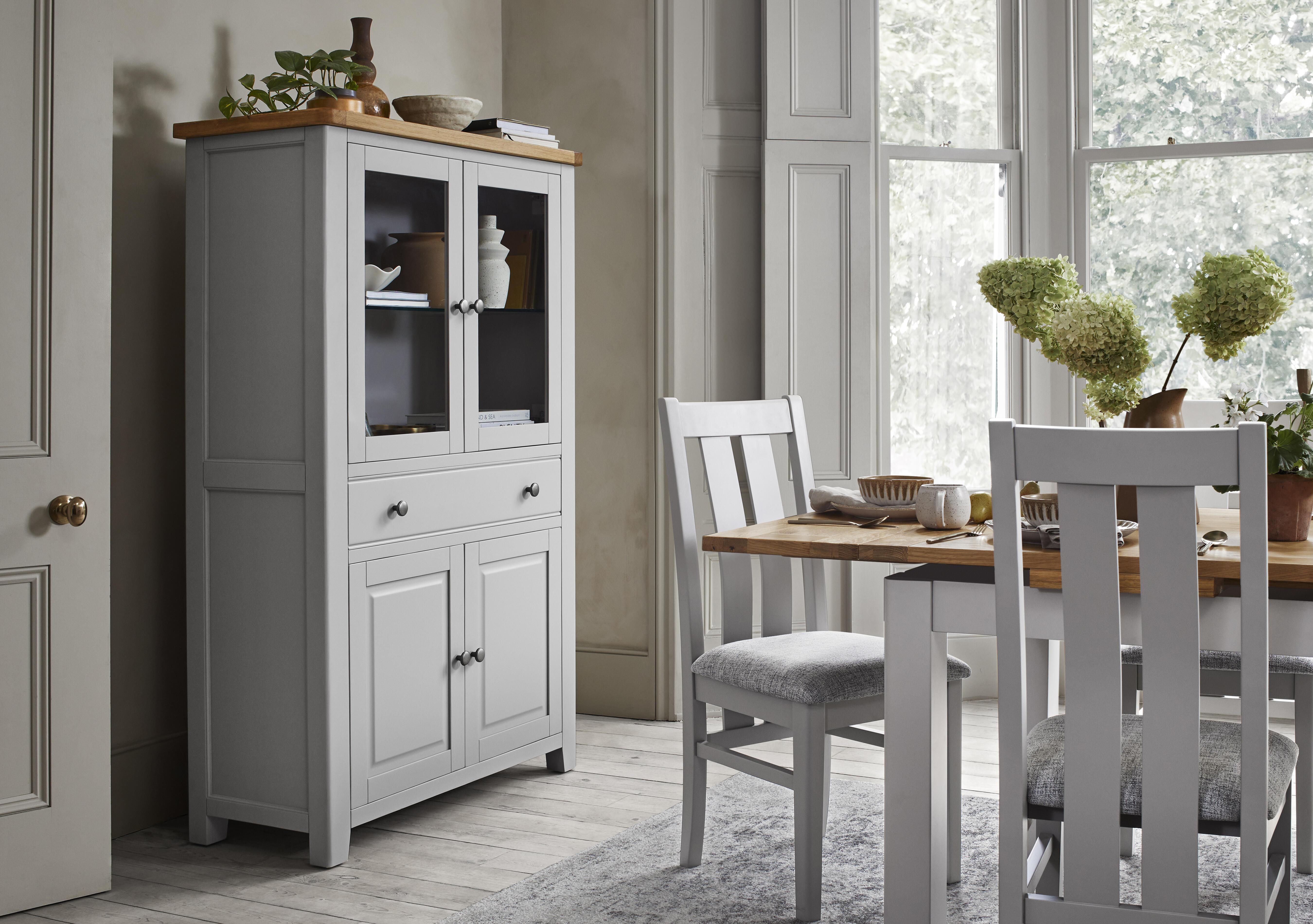 Lewis Display Cabinet with Glass Doors in  on Furniture Village