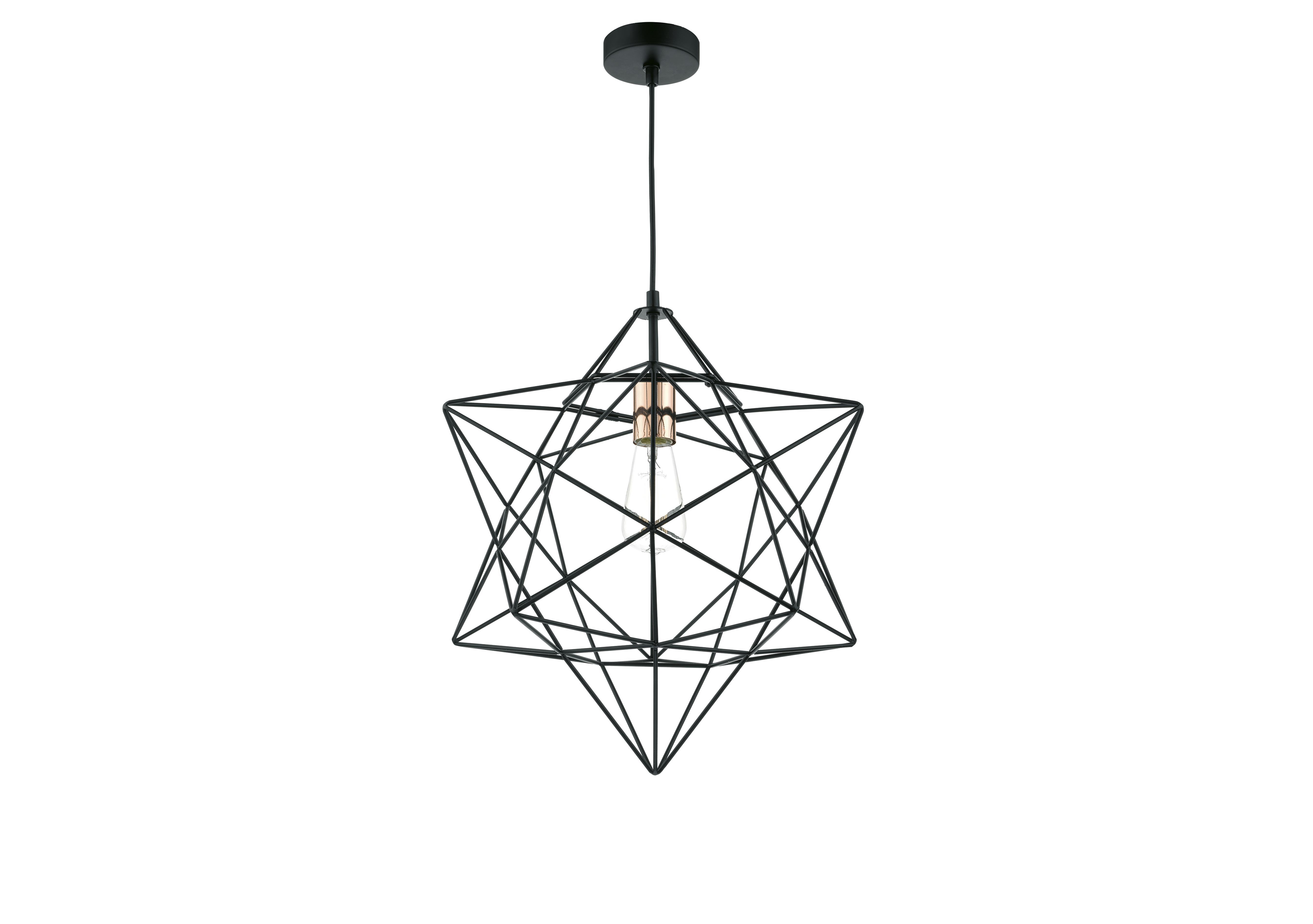 Lex 1 Light Pendant Ceiling Light in  on Furniture Village