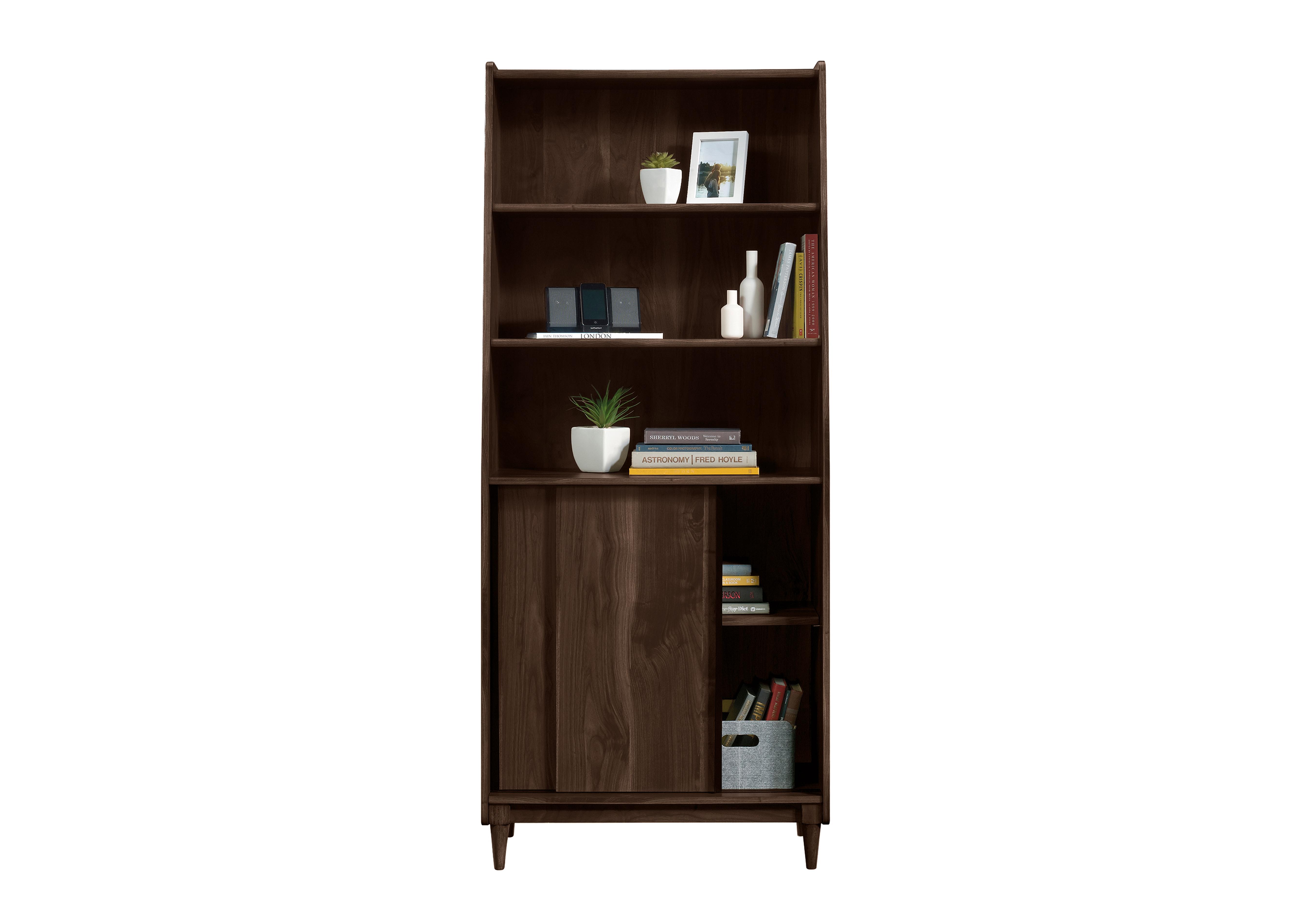 Milo Wide Bookcase in  on Furniture Village