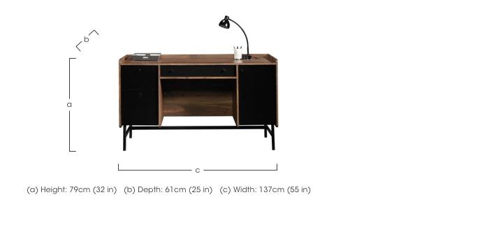 Milo Standard Desk in  on Furniture Village