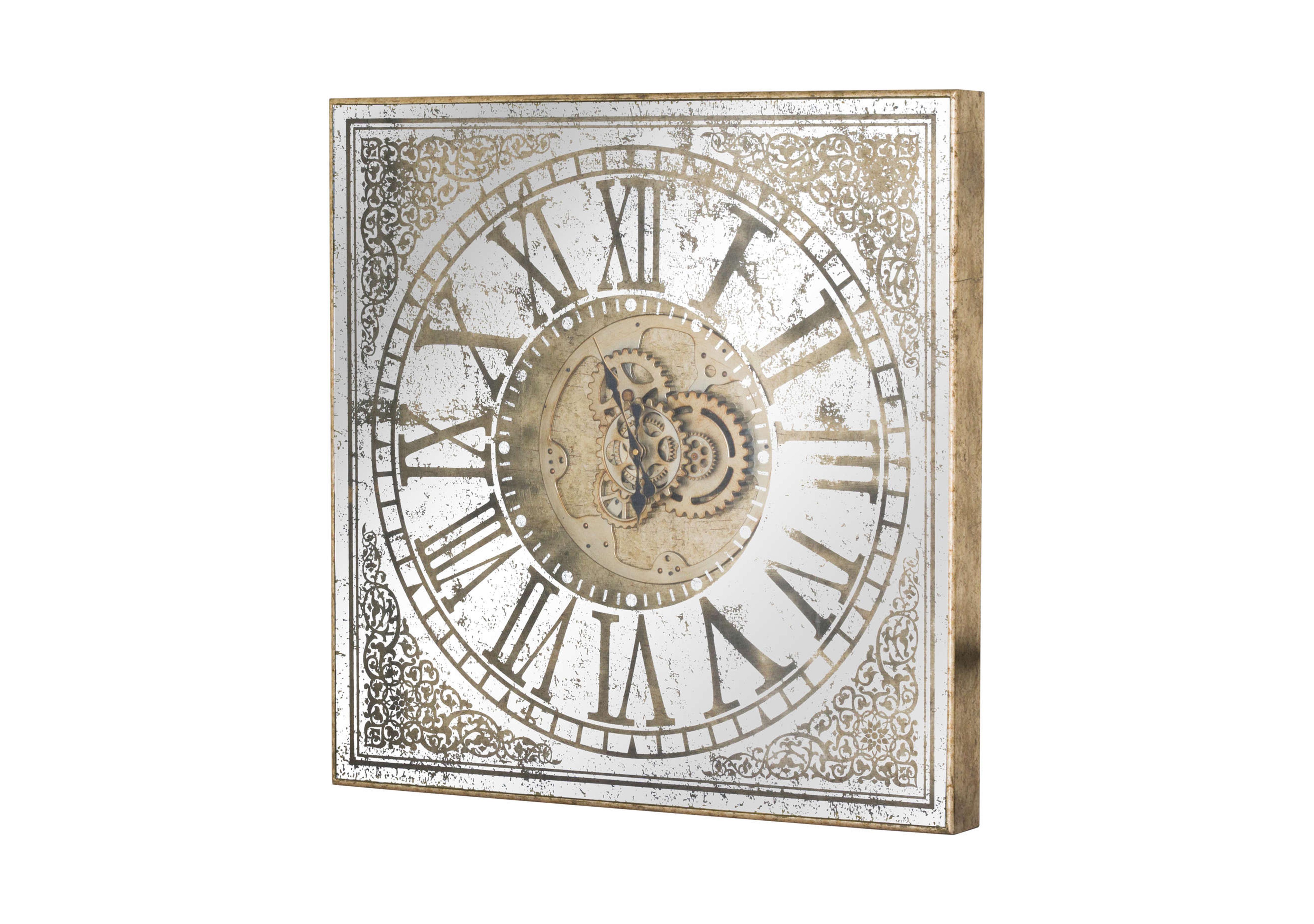 Mirrored Square Clock in  on Furniture Village