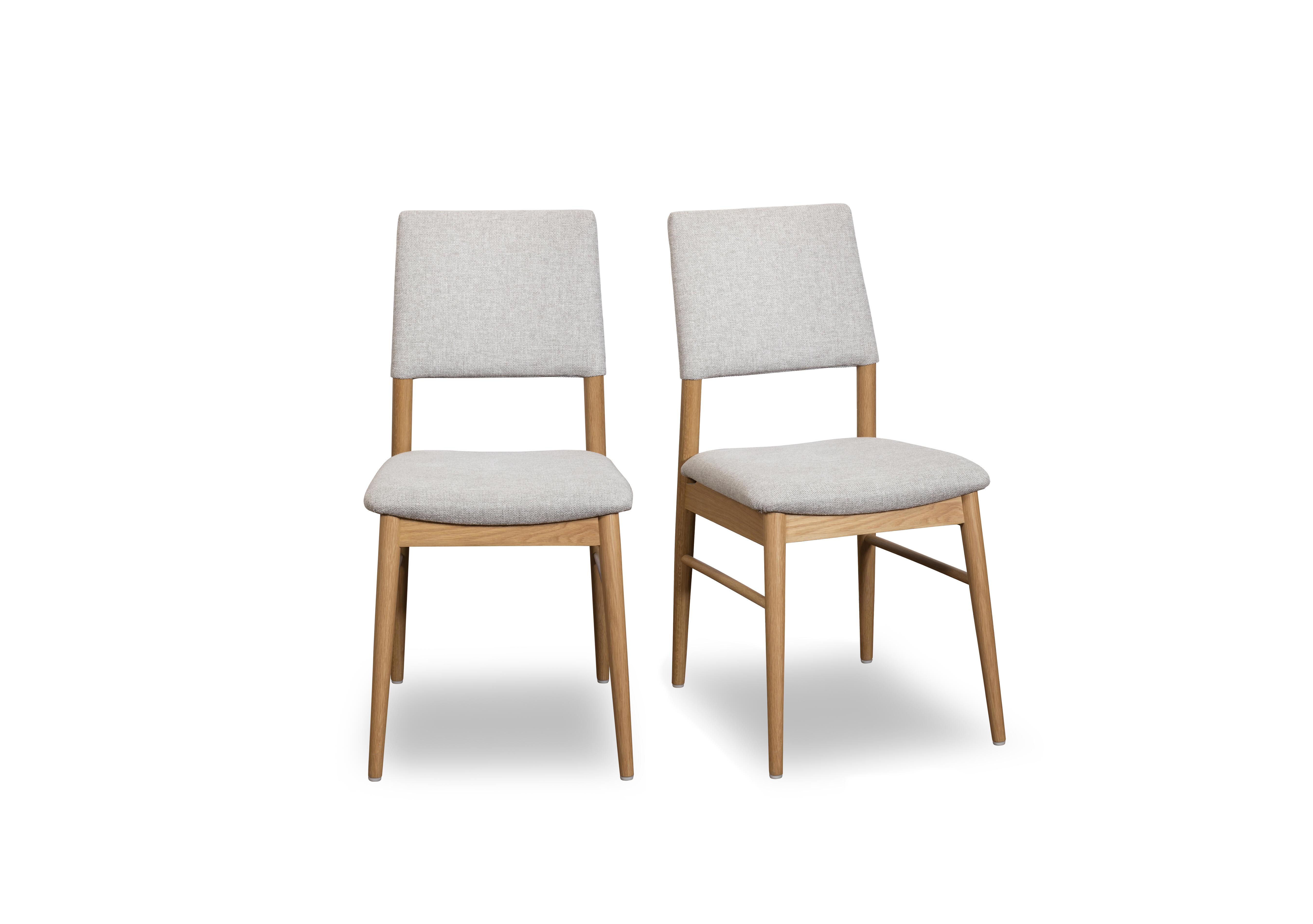 Maddison Pair of Open Back Dining Chairs in  on Furniture Village