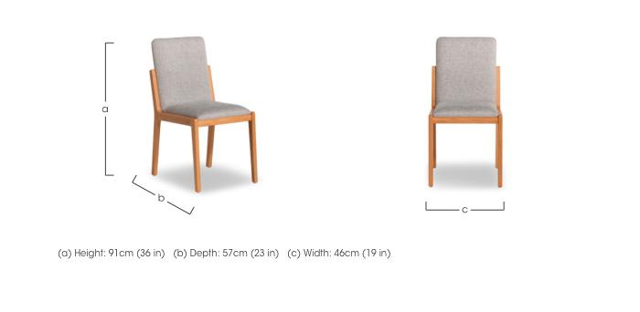 Maddison Set of 4 Dining Chairs in  on Furniture Village