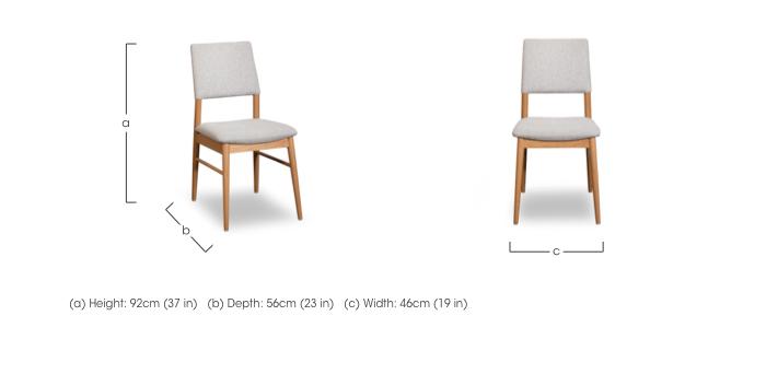 Maddison Set of 4 Open Back Dining Chairs in  on Furniture Village