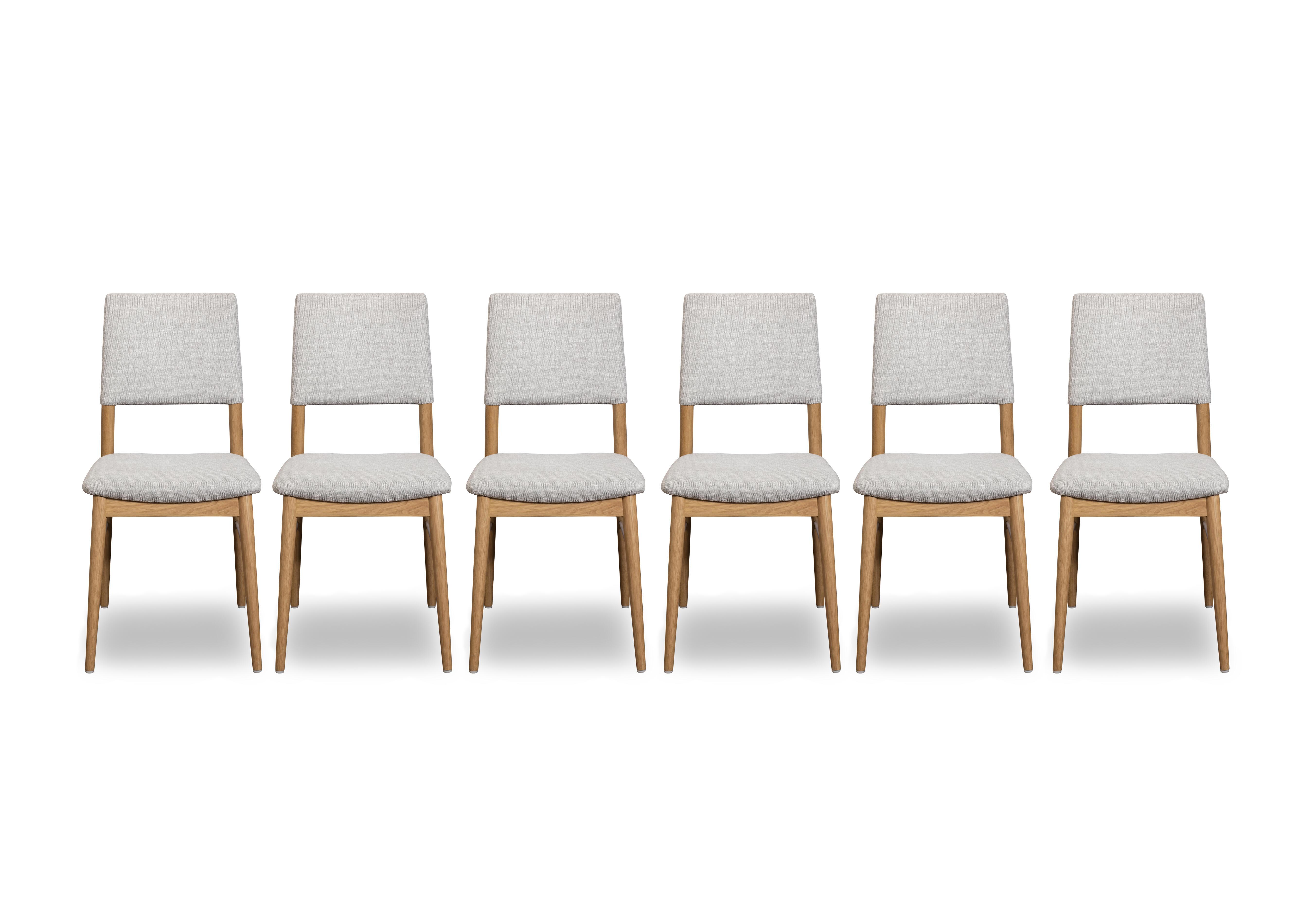 Maddison Set of 6 Open Back Dining Chairs in  on Furniture Village