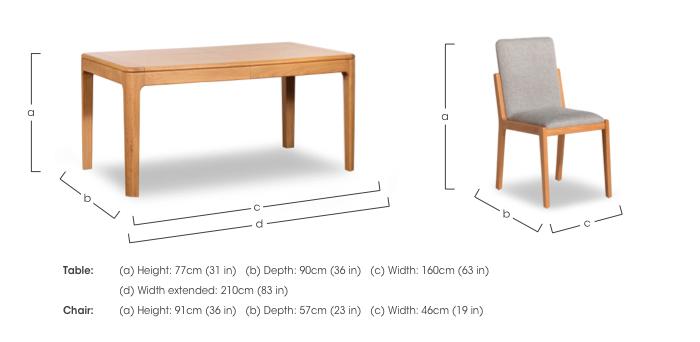 Maddison Extending Dining Table with 4 Dining Chairs in  on Furniture Village