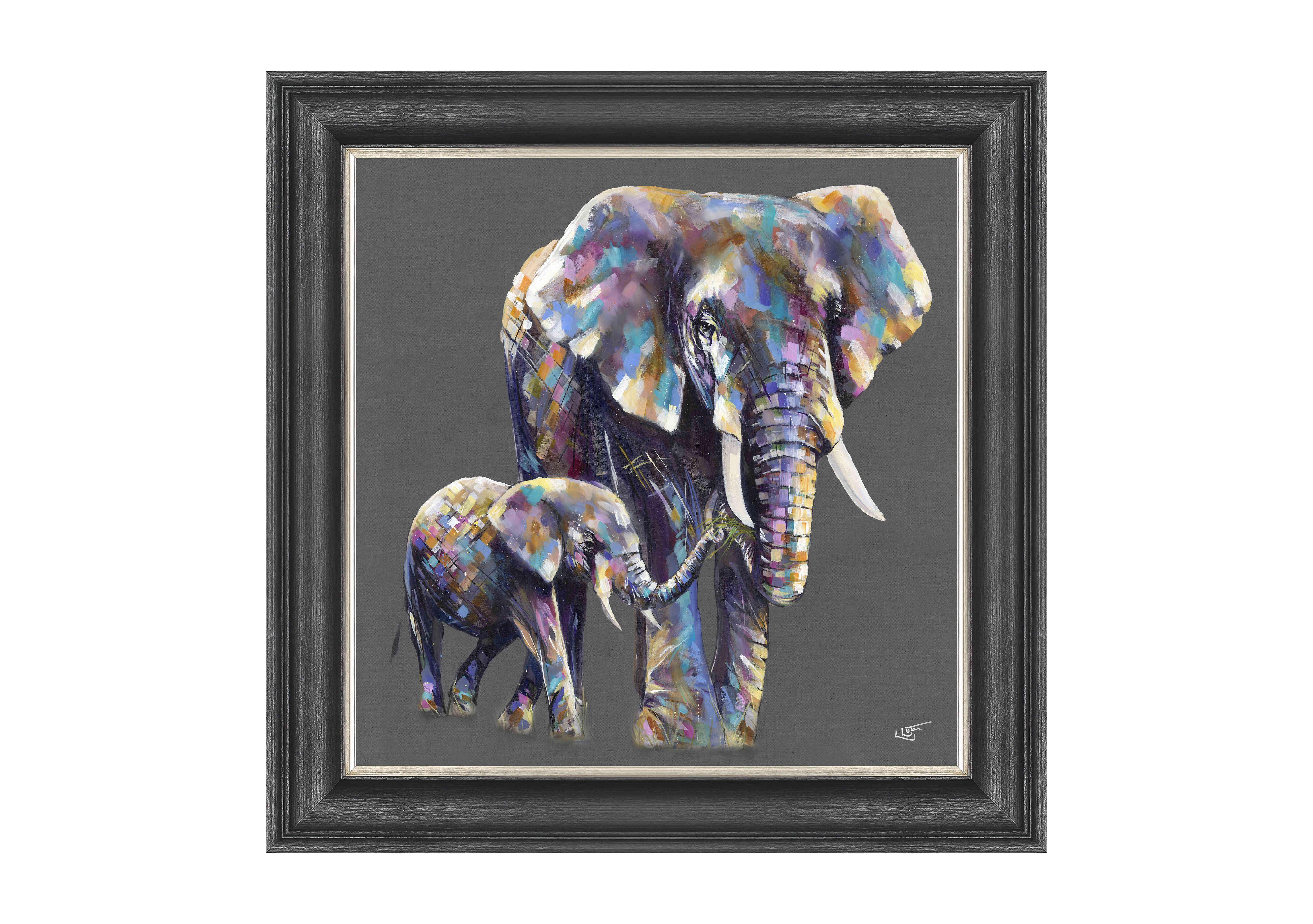 Mama and Baby Framed Picture in  on Furniture Village