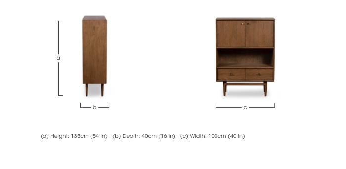 Marlow Display Cabinet in  on Furniture Village