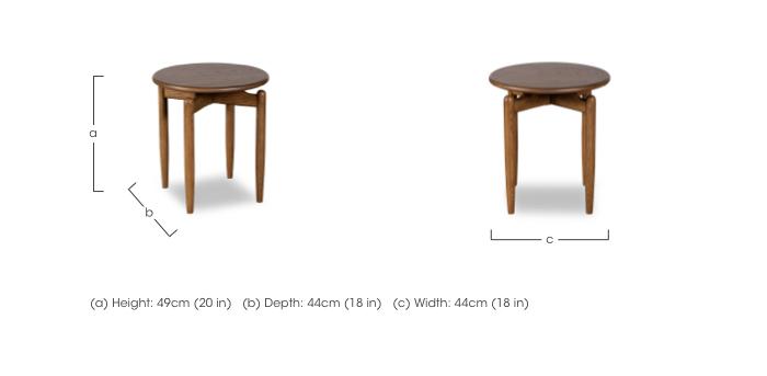 Marlow Lamp Table in  on Furniture Village