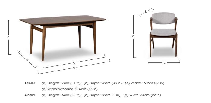 Marlow Extending Dining Table with 6 Dining Arm Chairs in  on Furniture Village