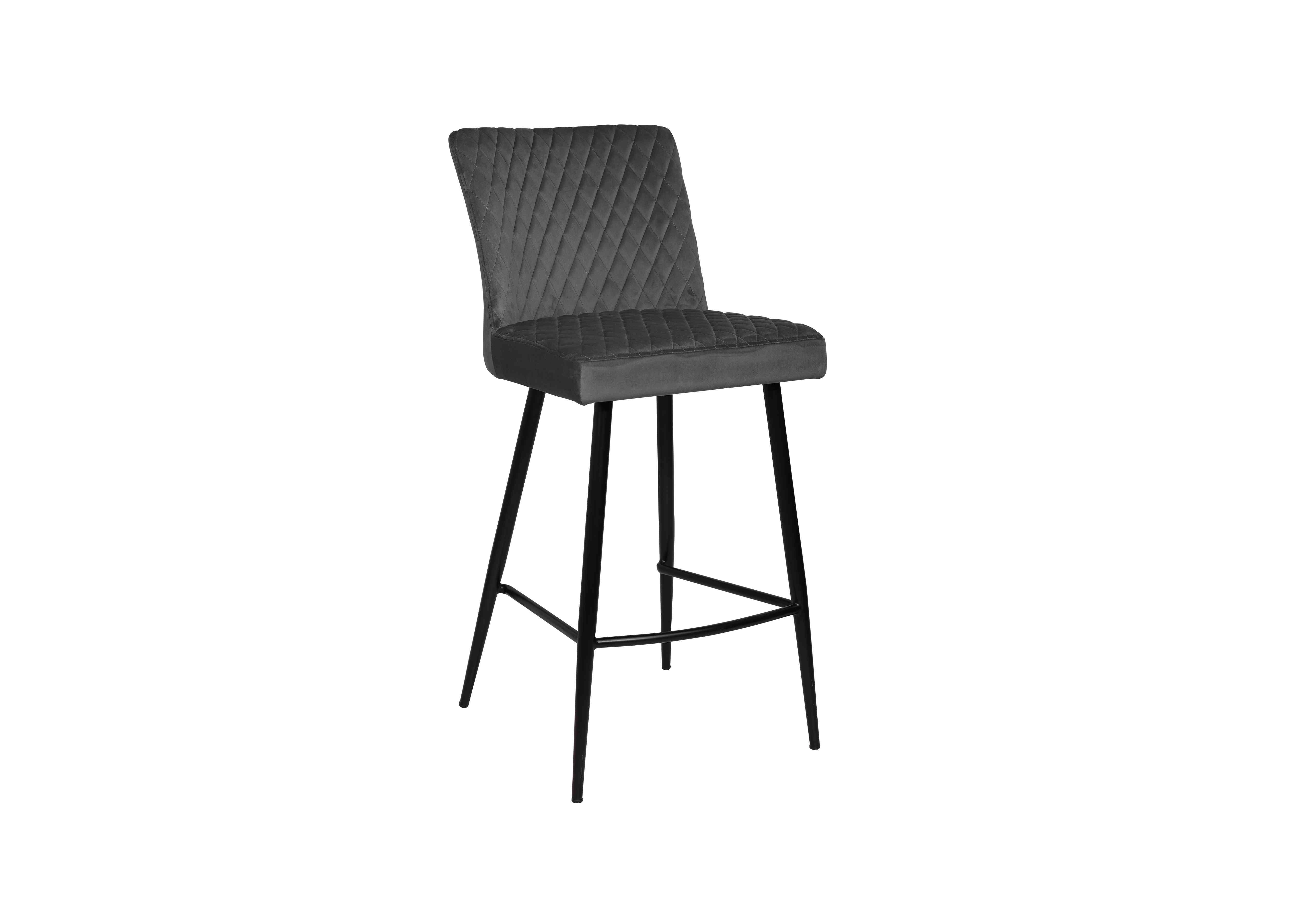 Mars Velvet Bar Stool Furniture Village