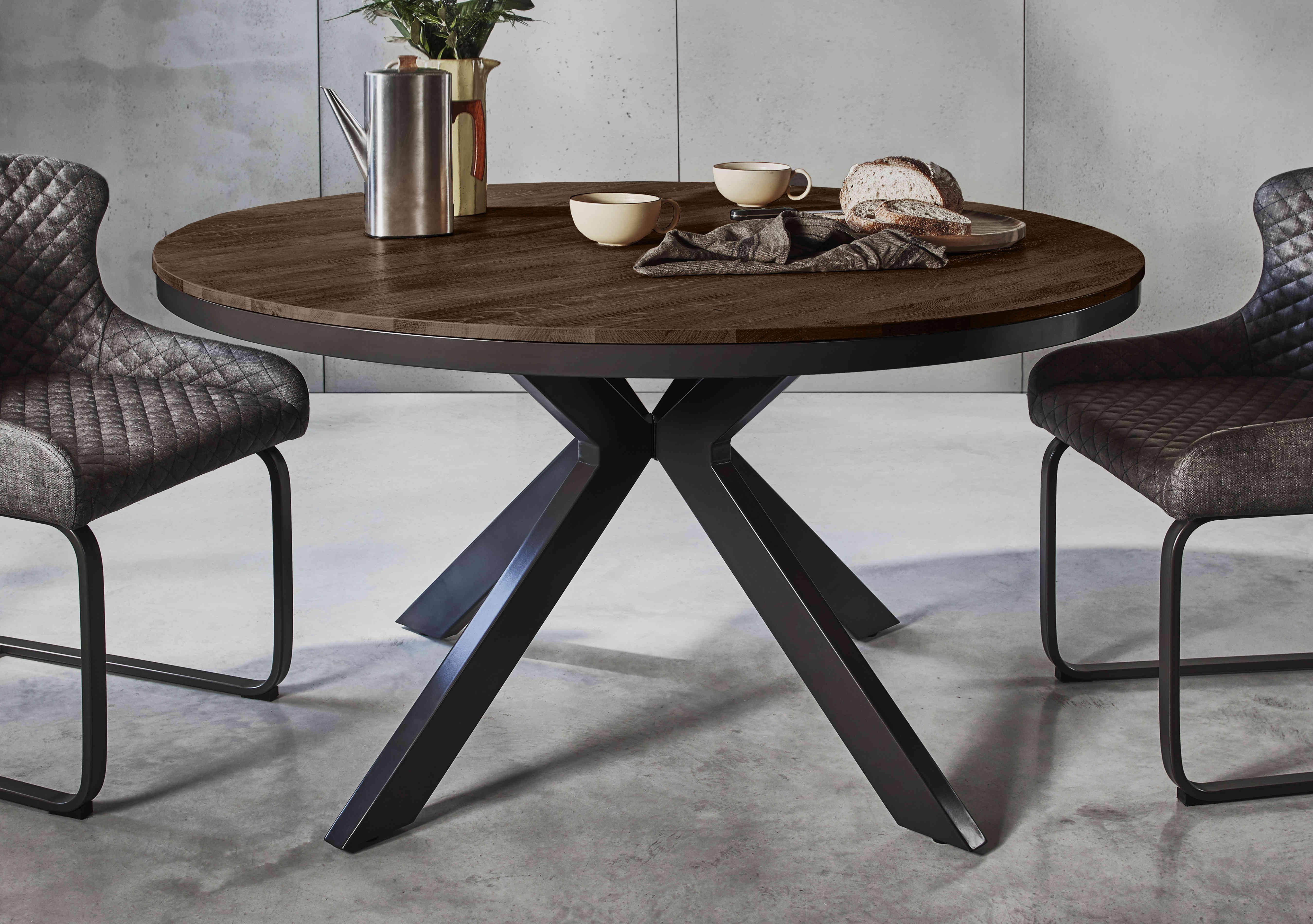 Mars Round Dining Table in  on Furniture Village