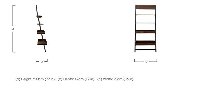Mars Ladder Shelving Unit in  on Furniture Village