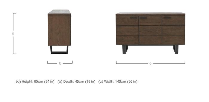 Mars Large Sideboard in  on Furniture Village
