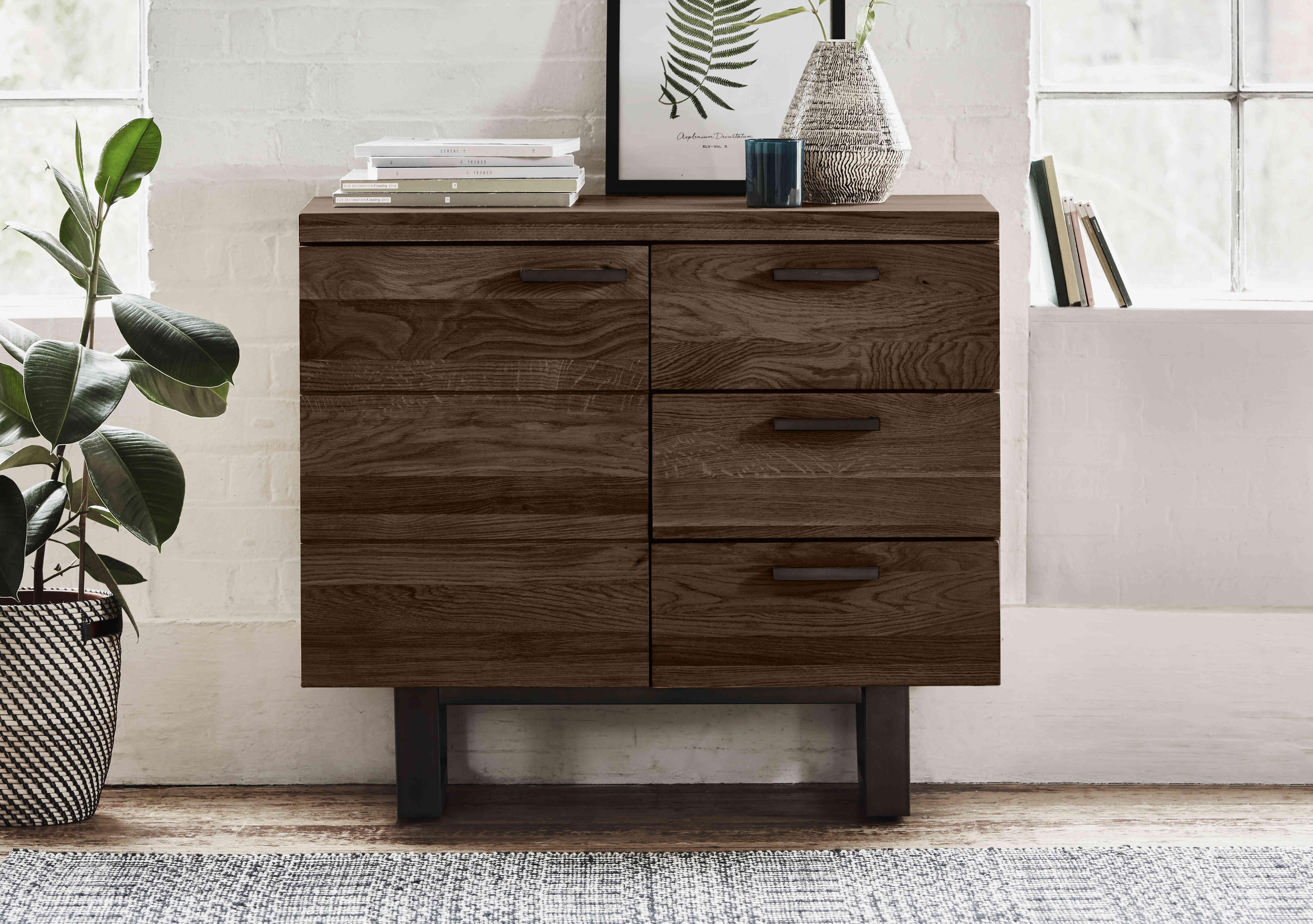 Mars 1 Door 3 Drawer Sideboard in  on Furniture Village