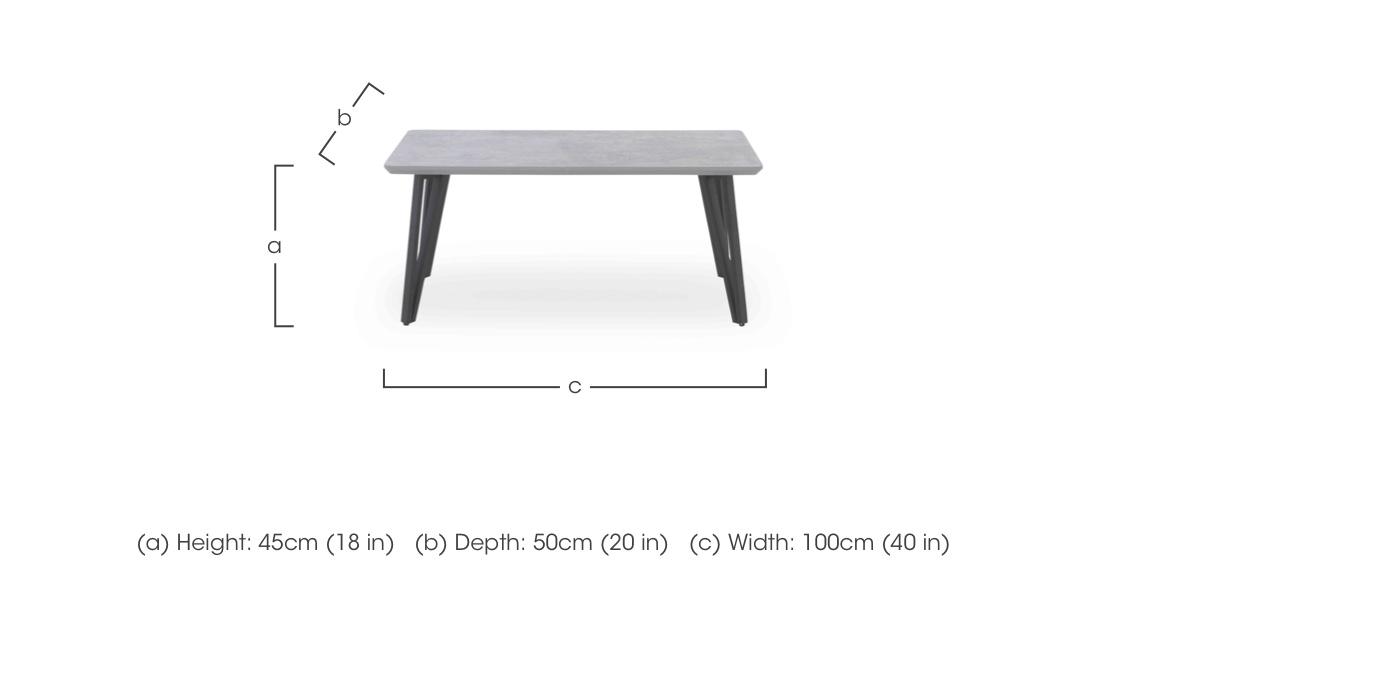 Matteo Coffee Table in  on Furniture Village