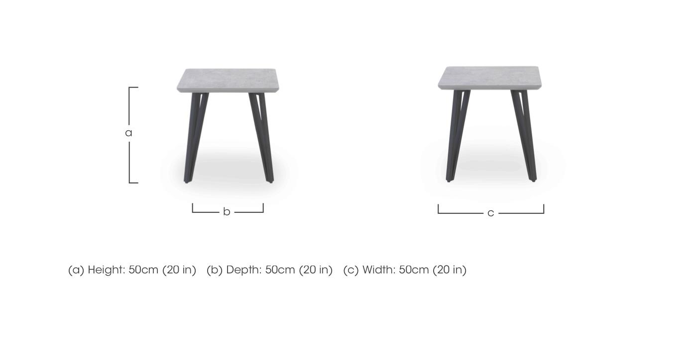 Matteo Lamp Table in  on Furniture Village