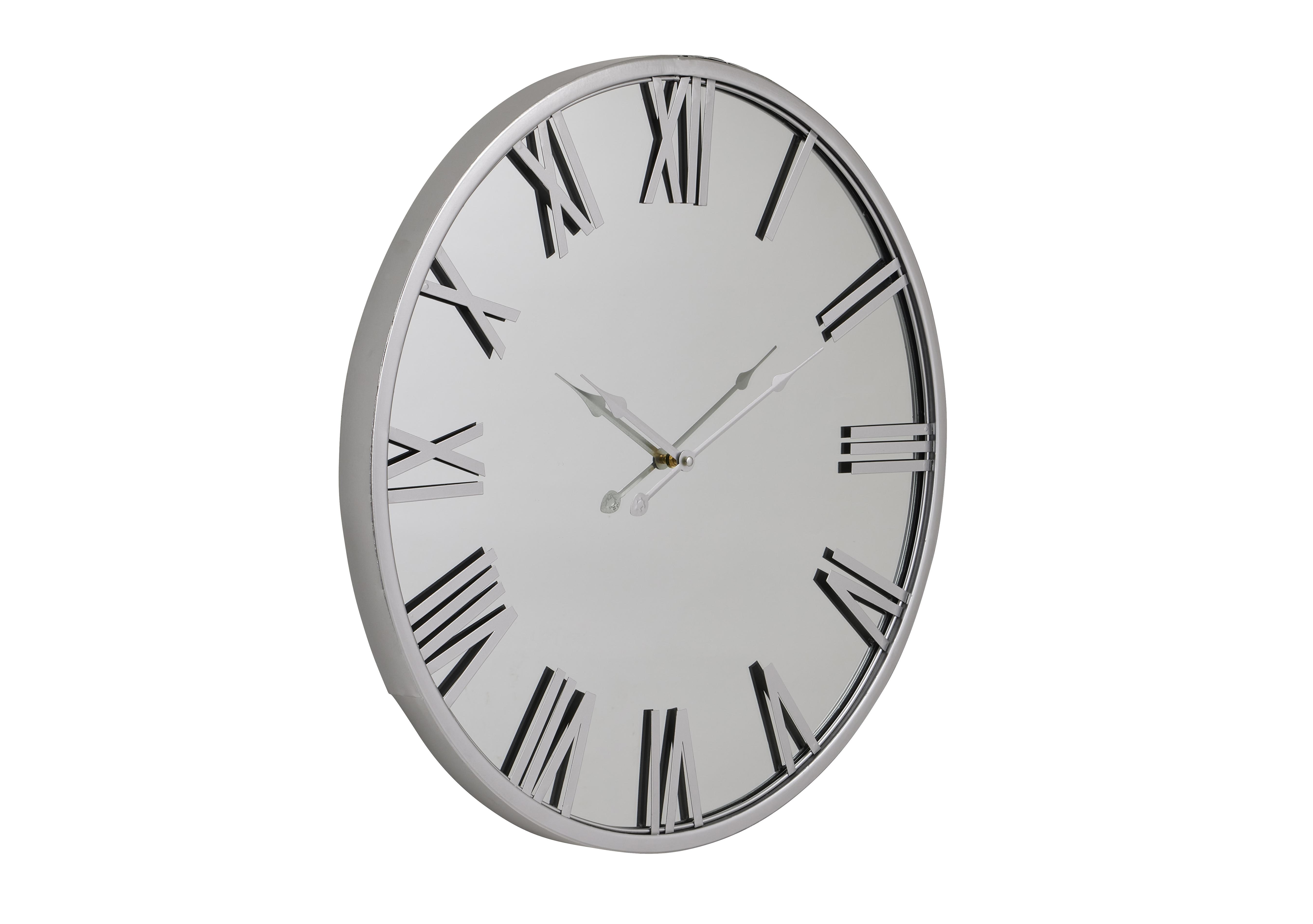 Maysun Mirrored Wall Clock in  on Furniture Village