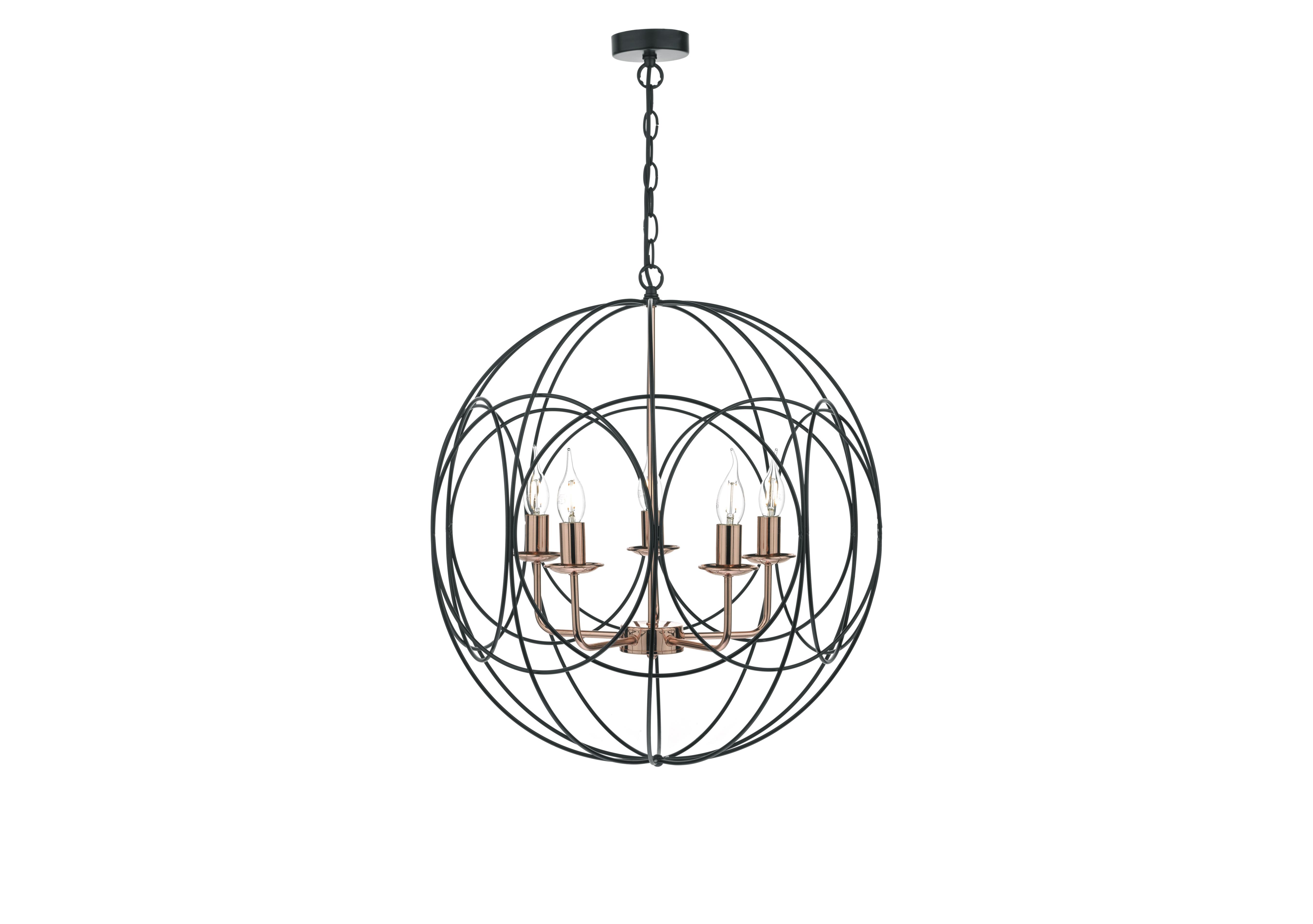 Maddox 5 Light Pendant Ceiling Light in  on Furniture Village