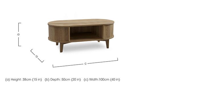 Mido Storage Coffee Table in  on Furniture Village