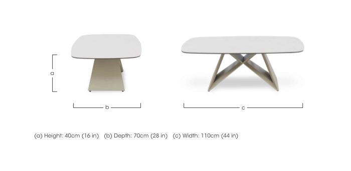 Mirage Coffee Table in  on Furniture Village