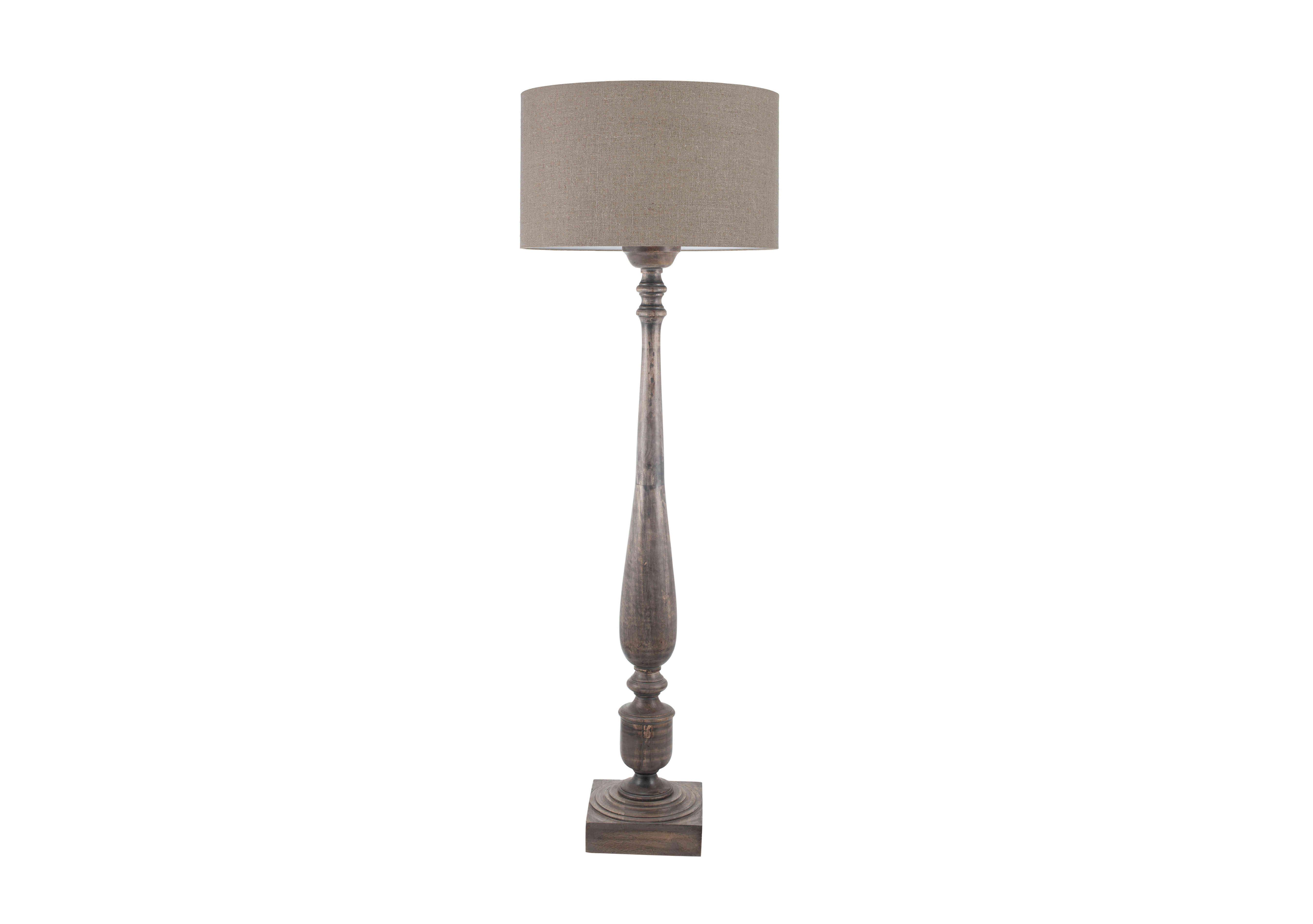 Mirfield Grey Wash Floor Lamp in  on Furniture Village