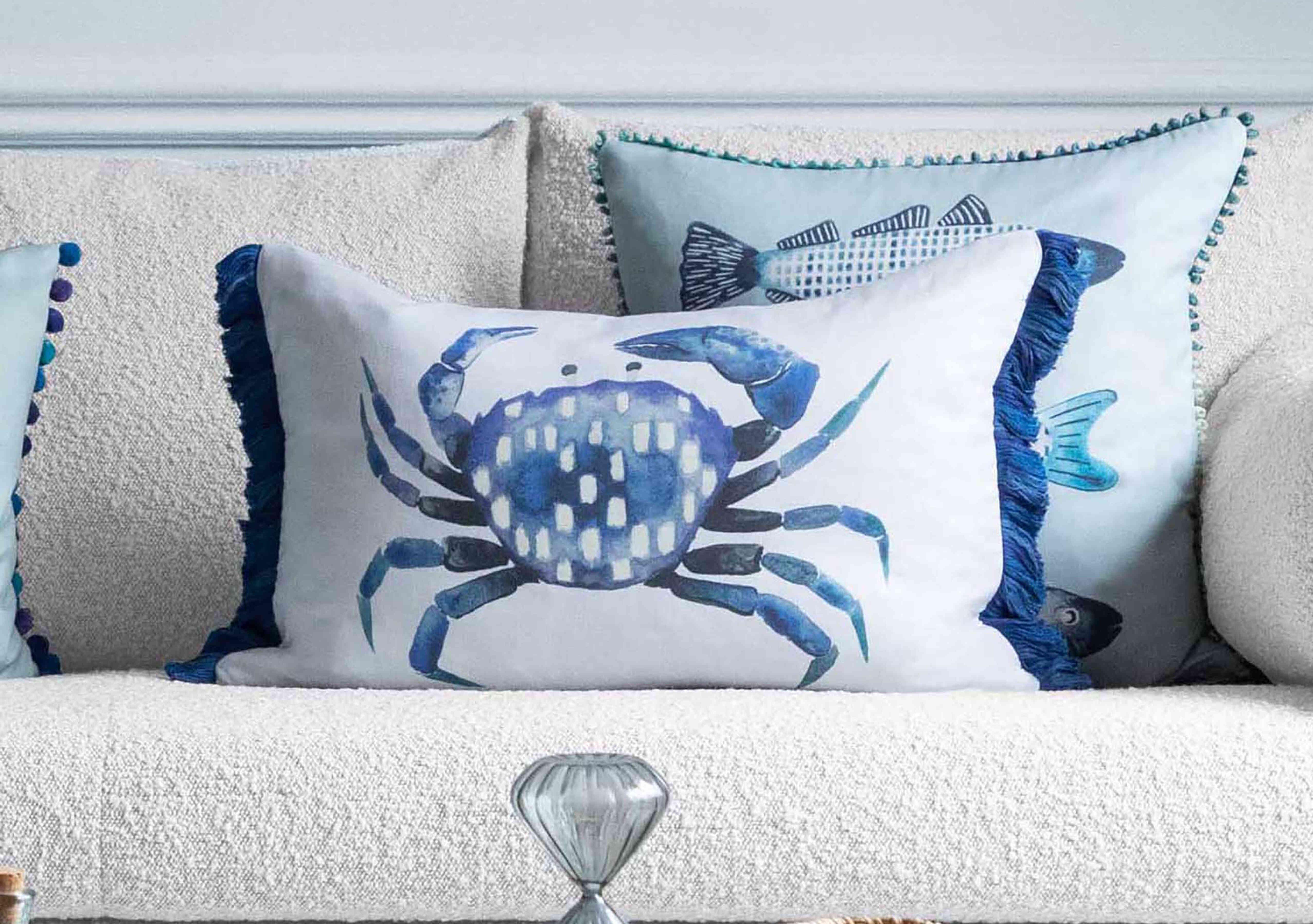 Milton Coastal Cushion in  on Furniture Village