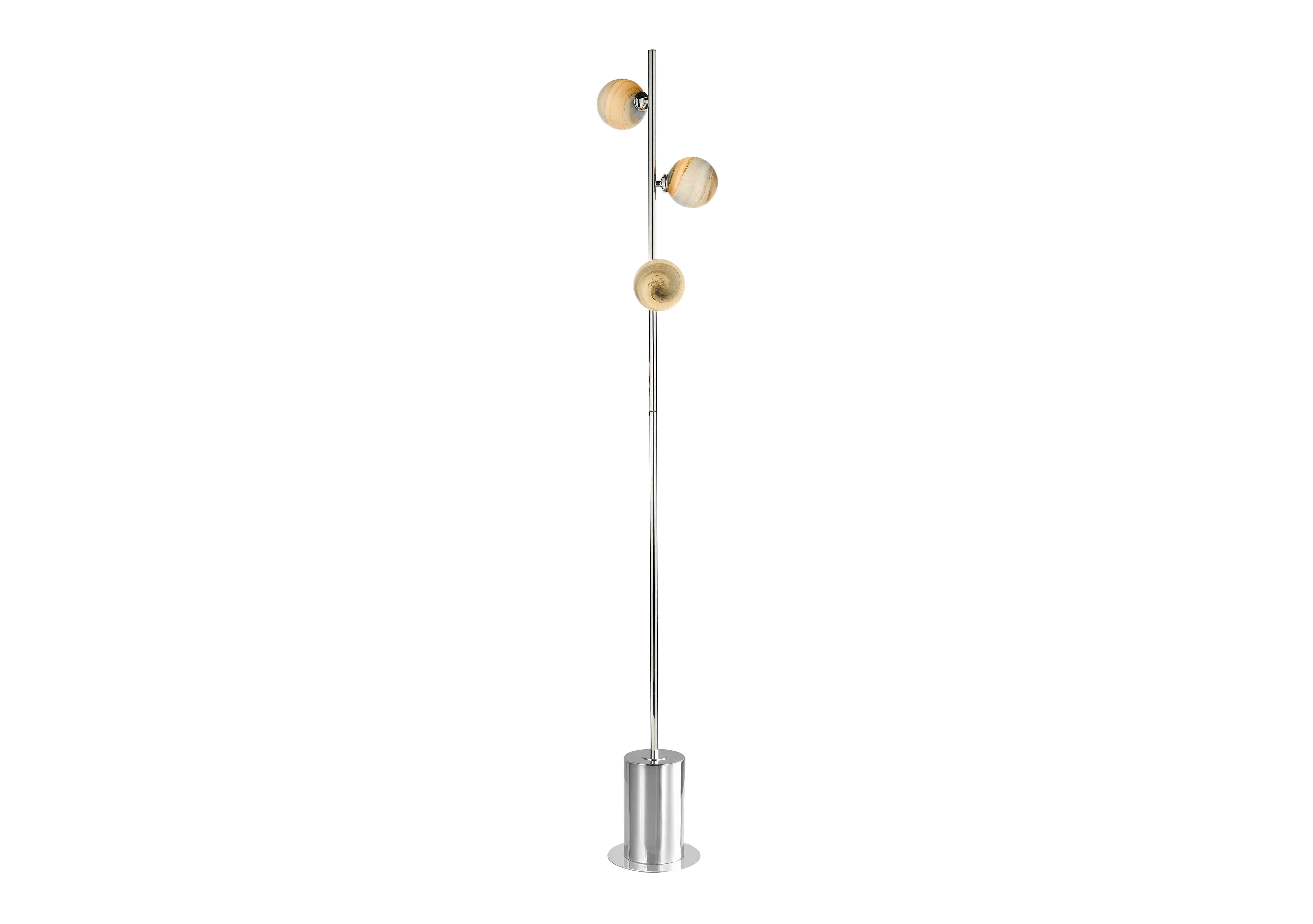 Mikara 3 Light Floor Lamp in  on Furniture Village