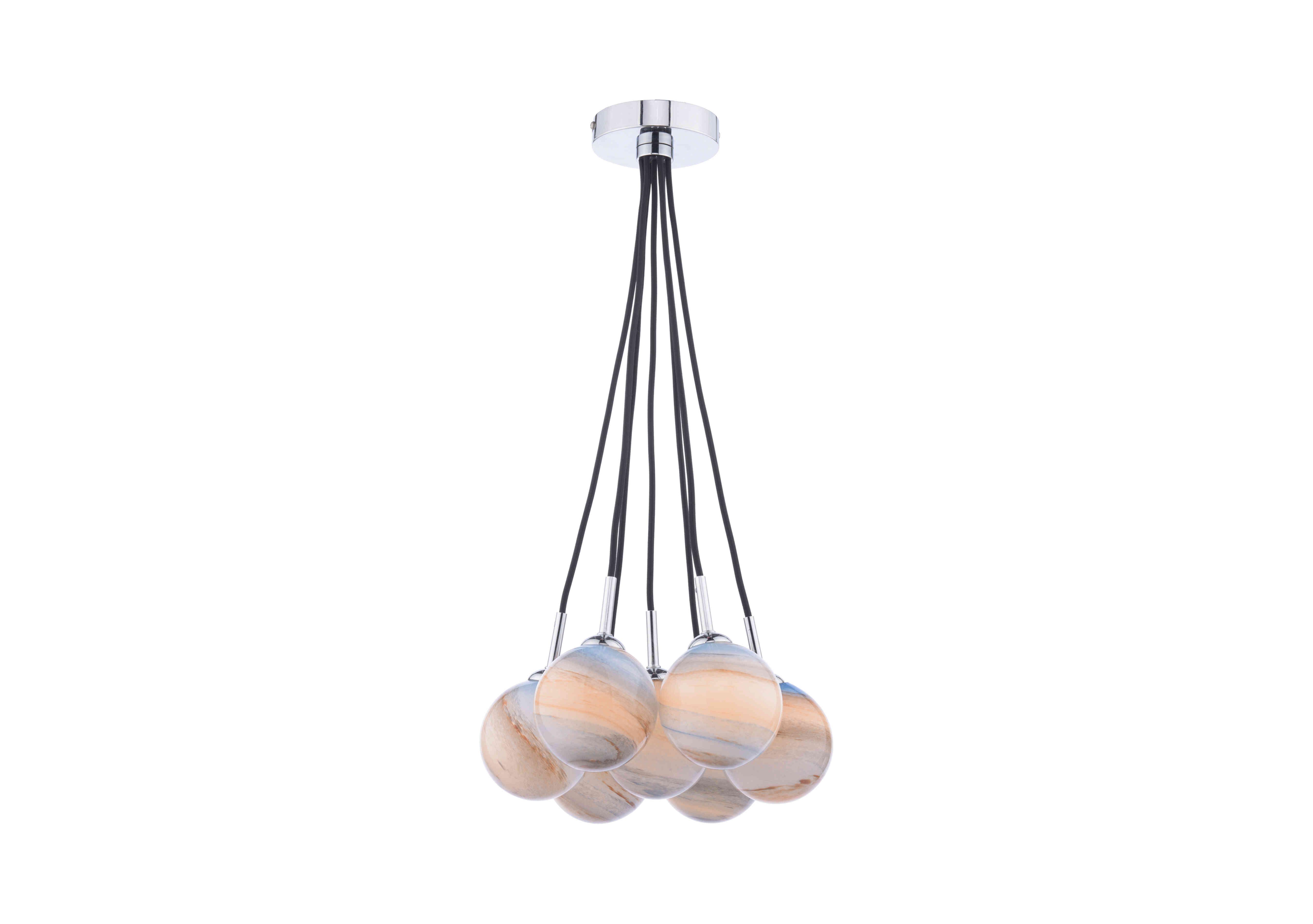 Mikara 7 Light Cluster Pendant in  on Furniture Village