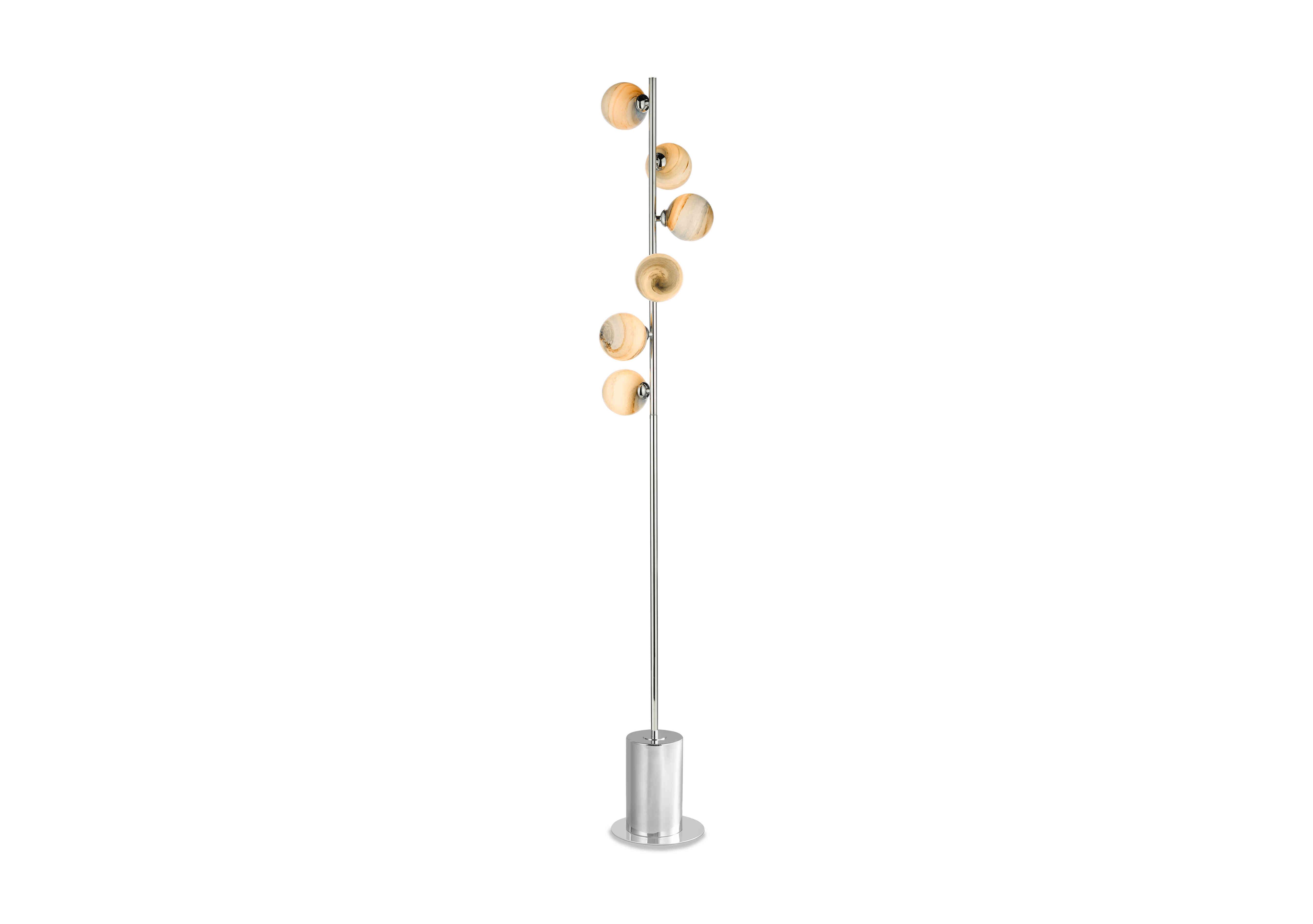 Mikara 6 Light Floor Lamp in  on Furniture Village