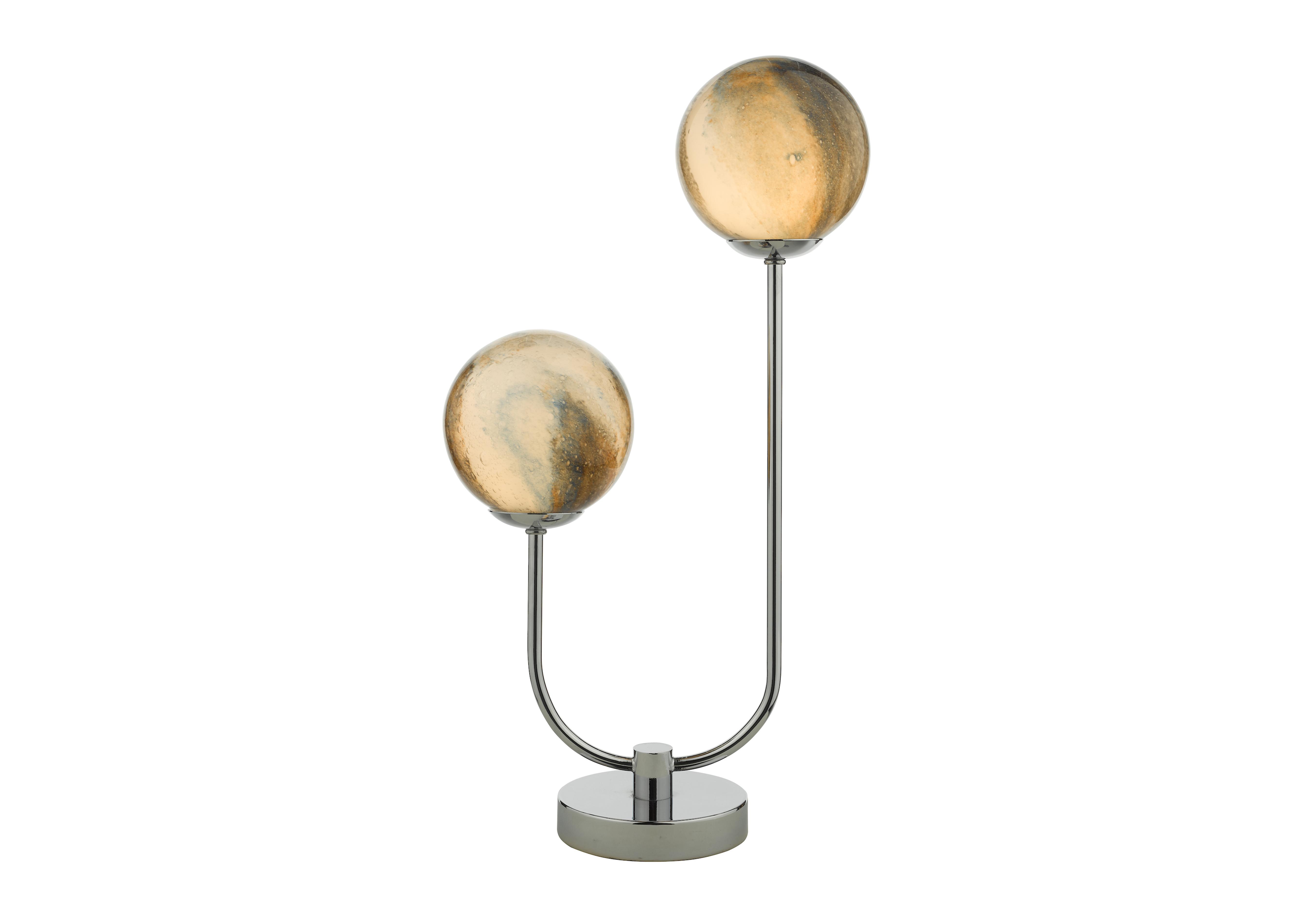 Mikara 2 Light Table Lamp in  on Furniture Village