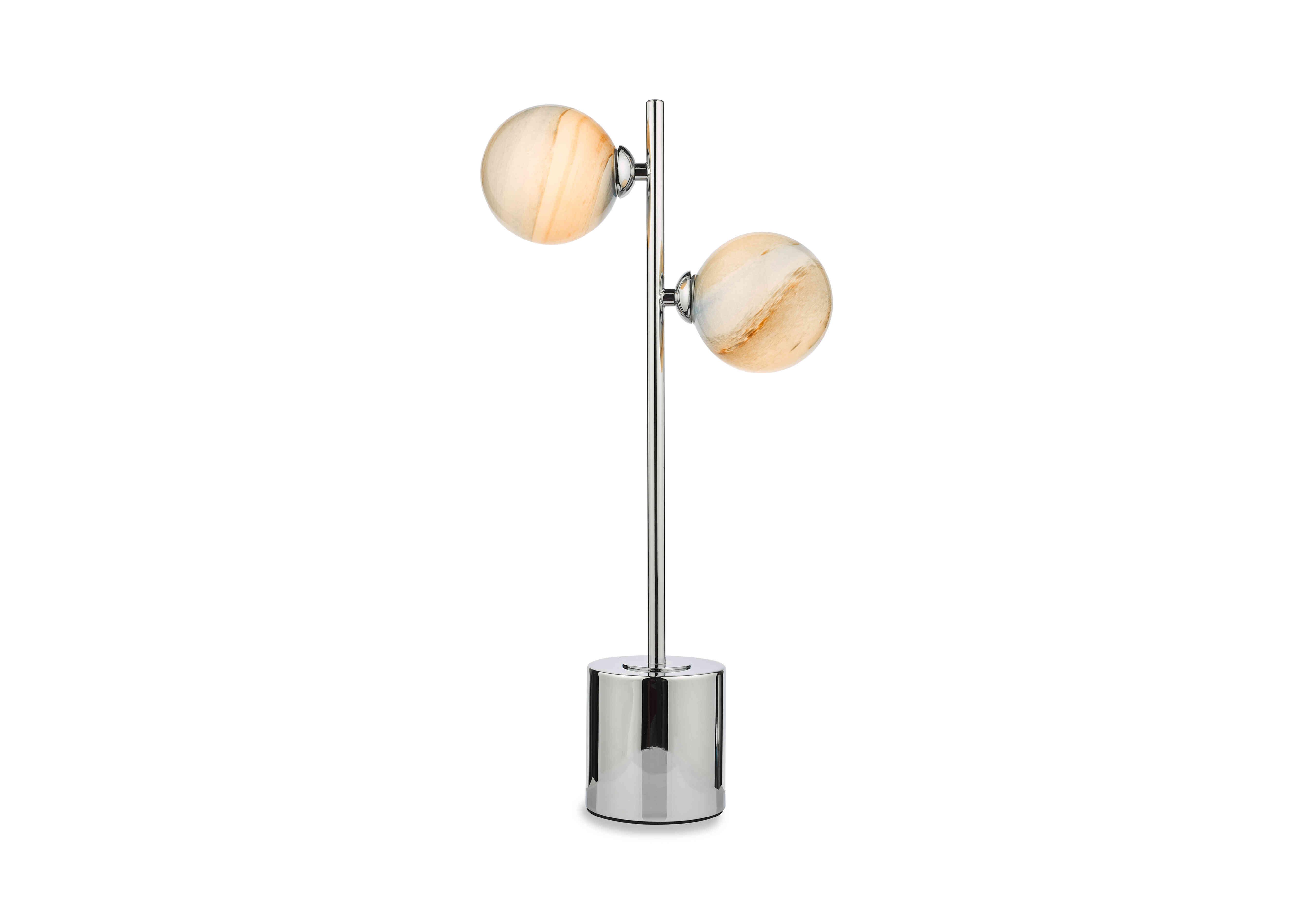 Mikara 2 Light Table Lamp in  on Furniture Village